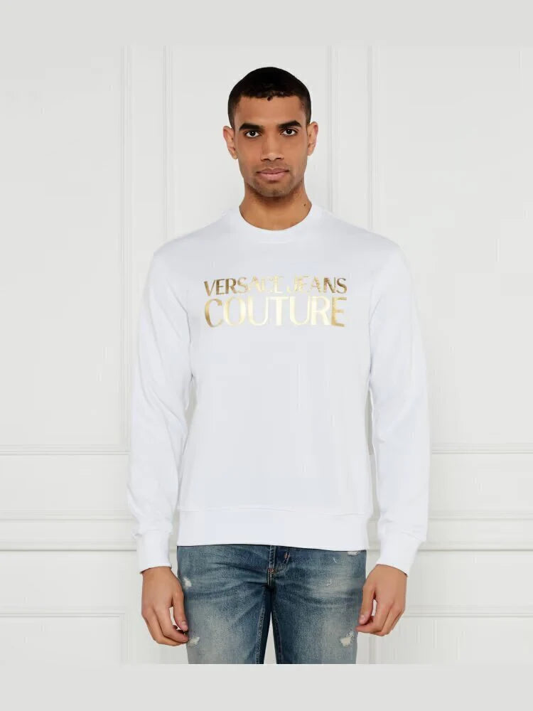 Versace Camisola Sweat 77gait05 Whi Gold Branco Dourado_shot1