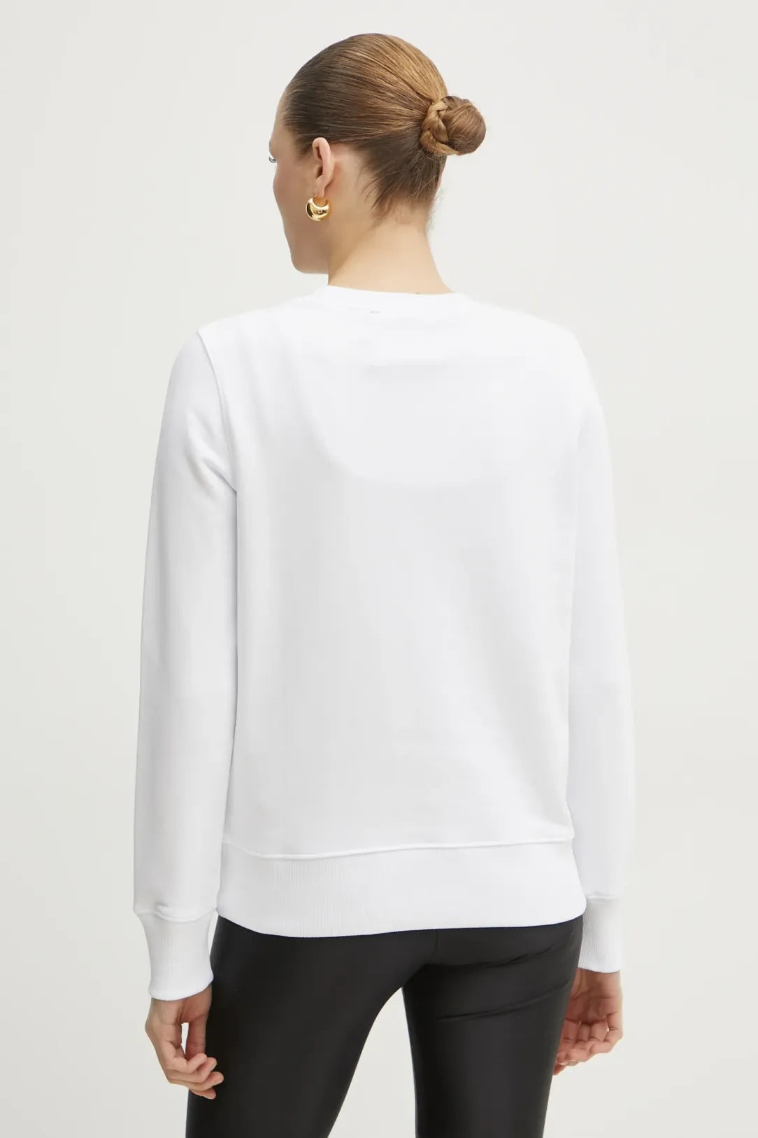 Versace Camisola Sweat 78haic06 Whi Gold Branco Dourado_shot3