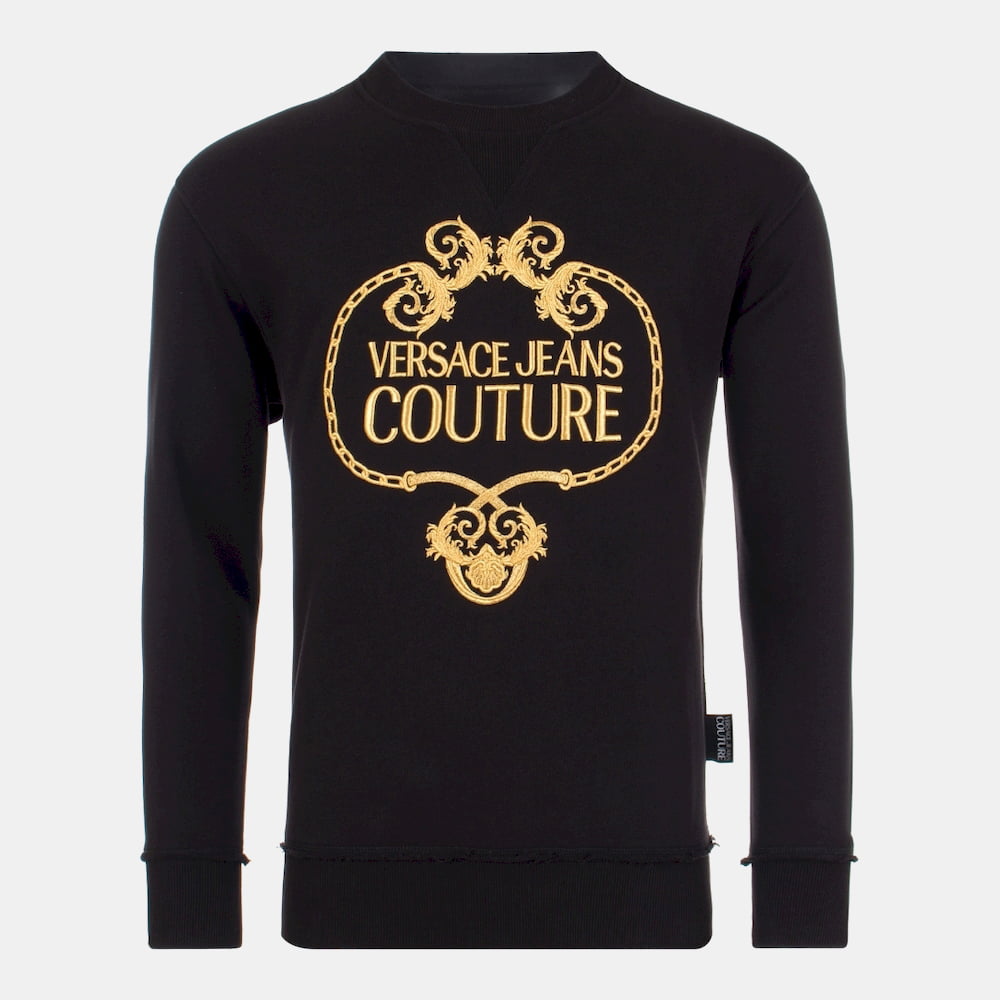 Versace Camisola Sweat B7gva7tf Blk Gold Preto Ouro Shot6