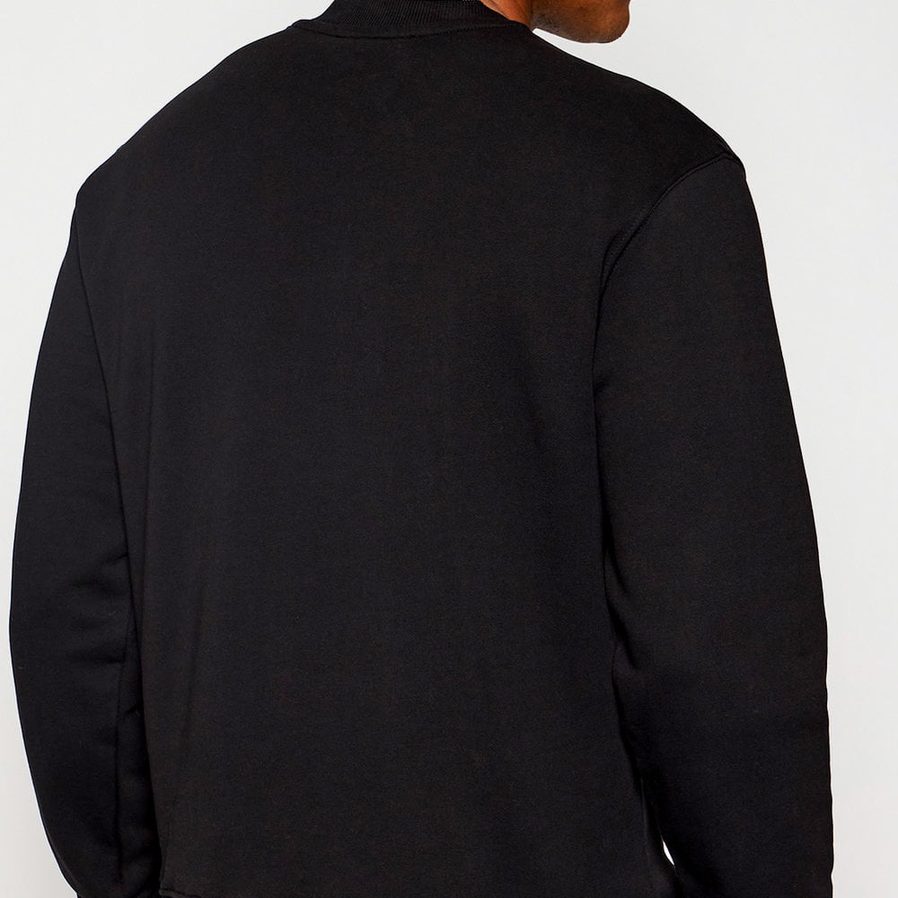 Versace Camisola Sweat B7gwa7tt Blk White Preto Branco Shot5
