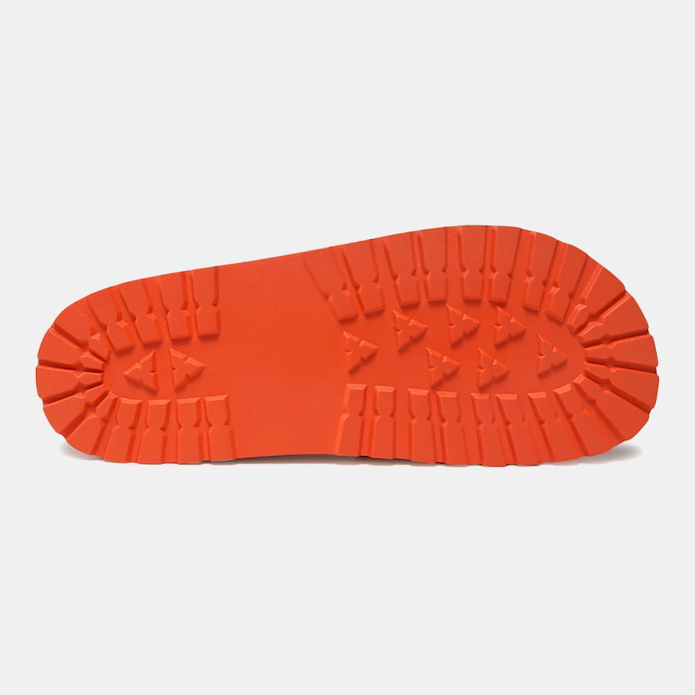 Versace Chinelos Slippers 71ya3sq2 Orange Laranja Shot10