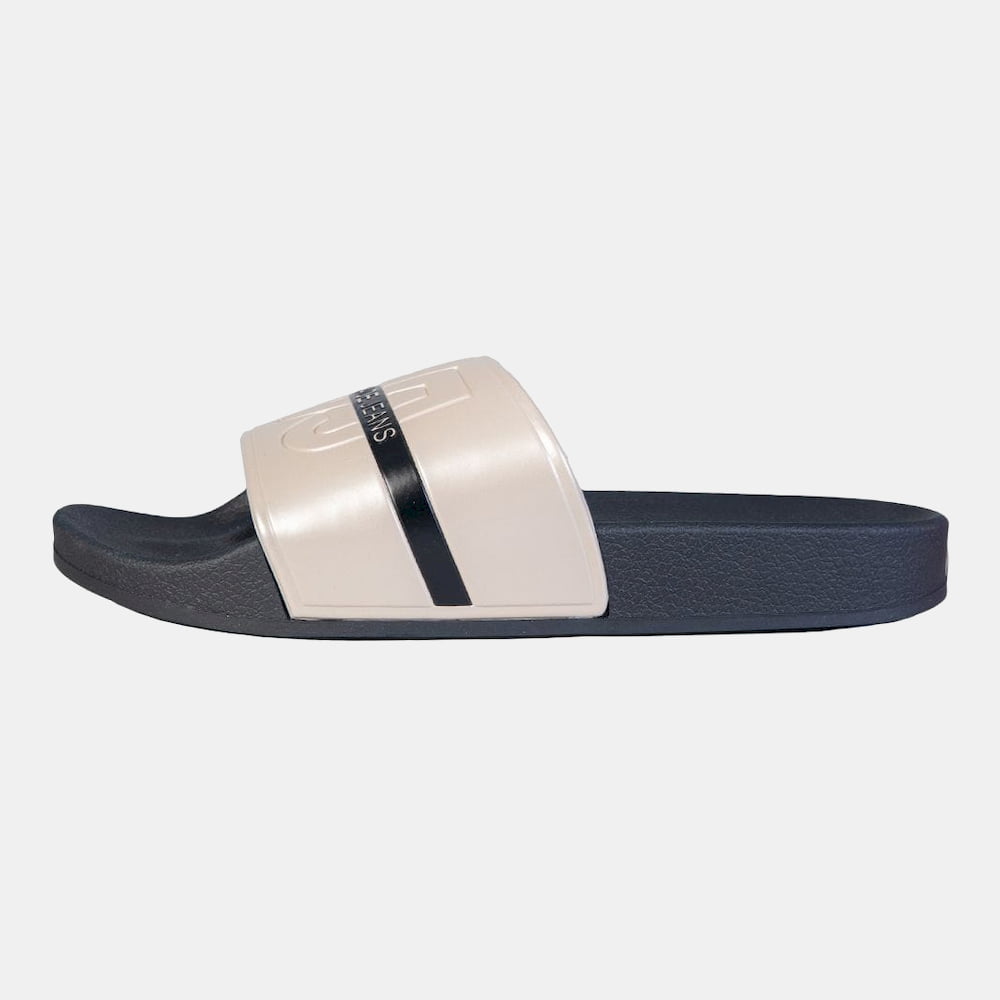 Versace Chinelos Slippers E0yrbsh1 Gold Dourado Shot12