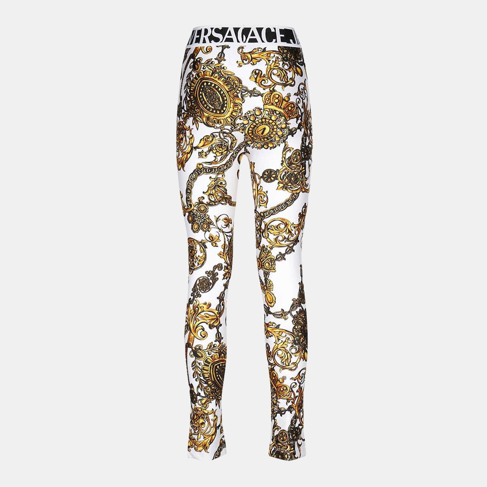 Versace Legging 71hac101 Js008 White Mult Branco Multi Shot4