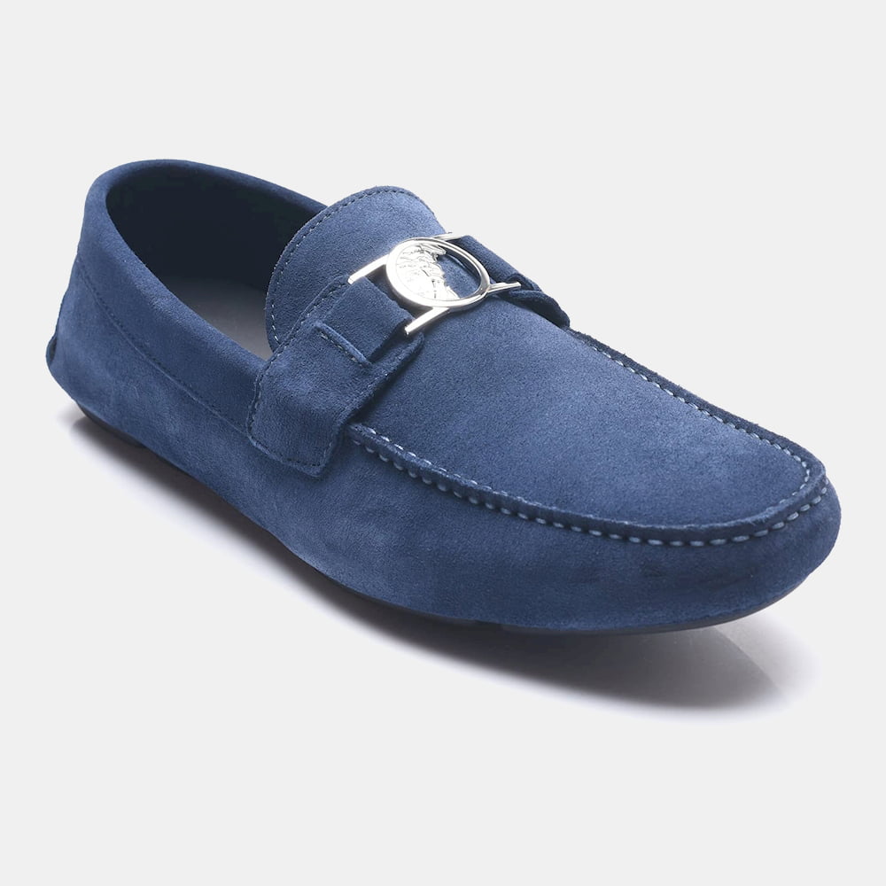 Versace Mocassins Loafer V900494 Su Blue Azul Shot2
