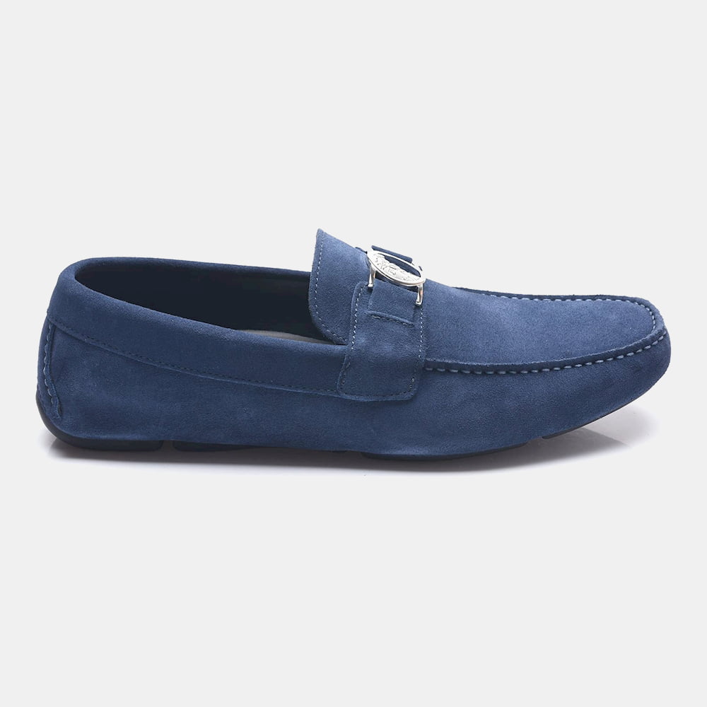 Versace Mocassins Loafer V900494 Su Blue Azul Shot4