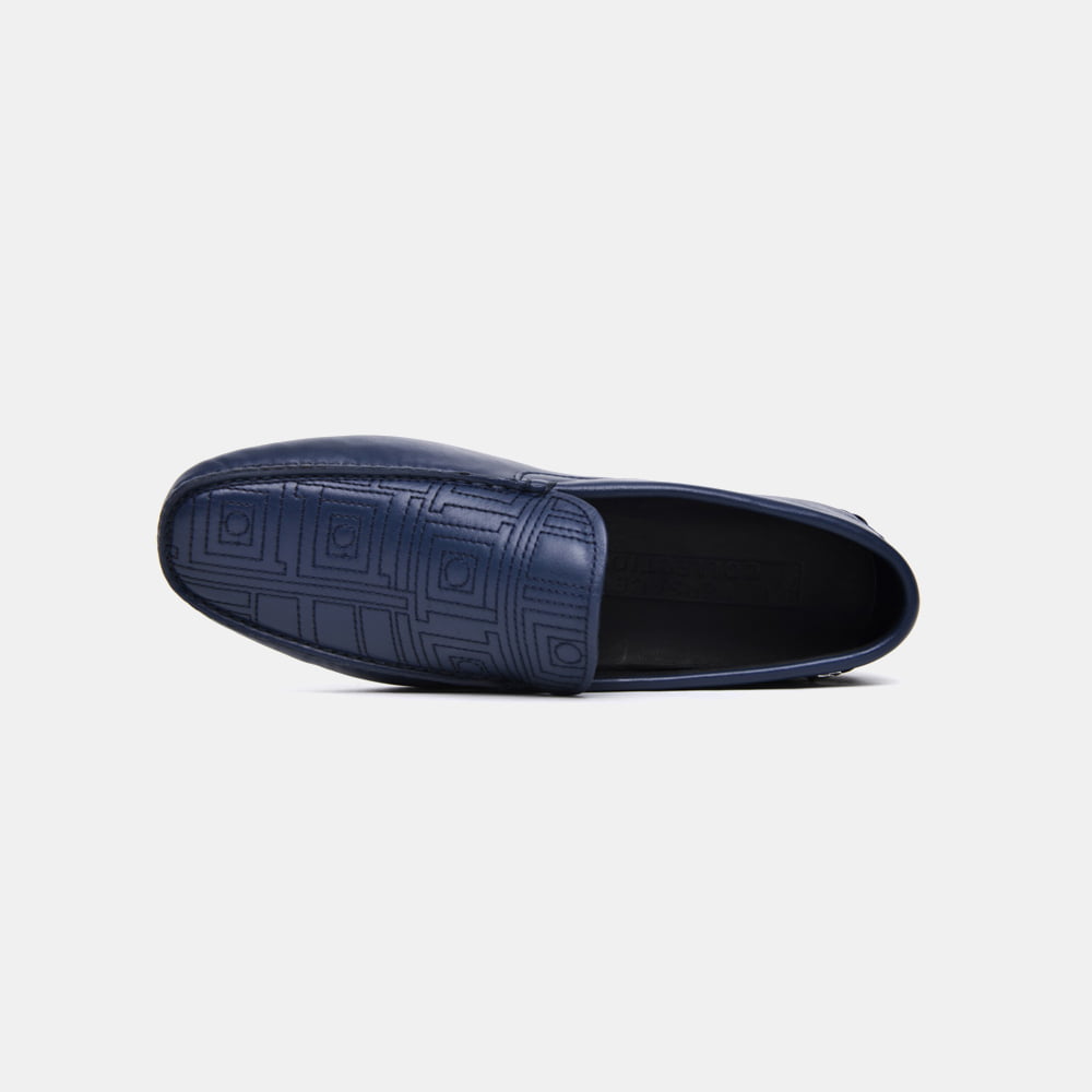 Versace Mocassins Loafer V900660 Blue Azul Shot5