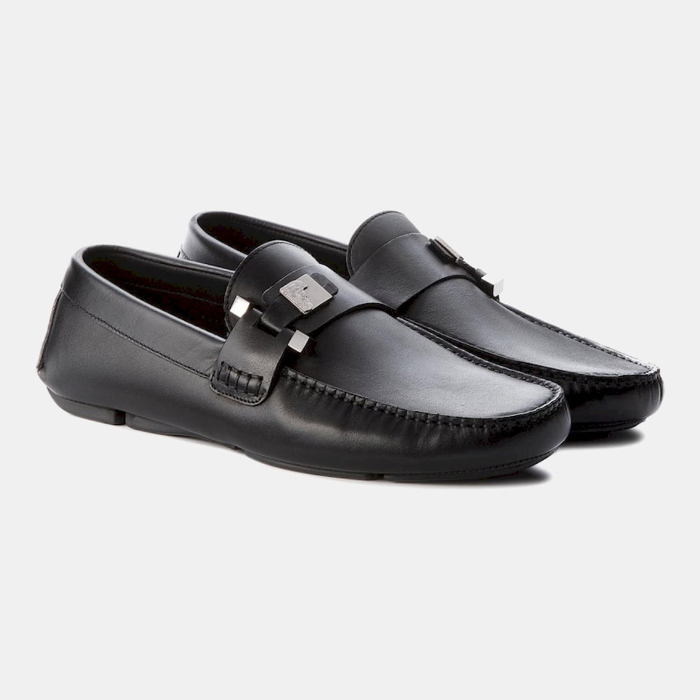 Versace Mocassins Loafer V900719 Black Preto Shot4