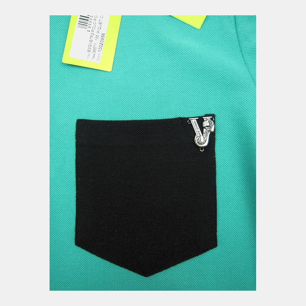 Versace Polo B3gnb7p2 Marine Marine Shot8