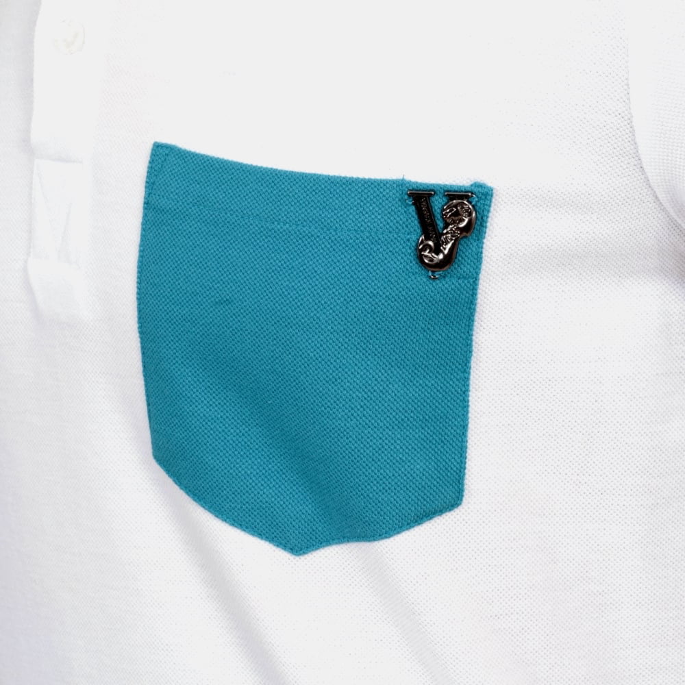 Versace Polo B3gnb7p2 White Branco Shot7
