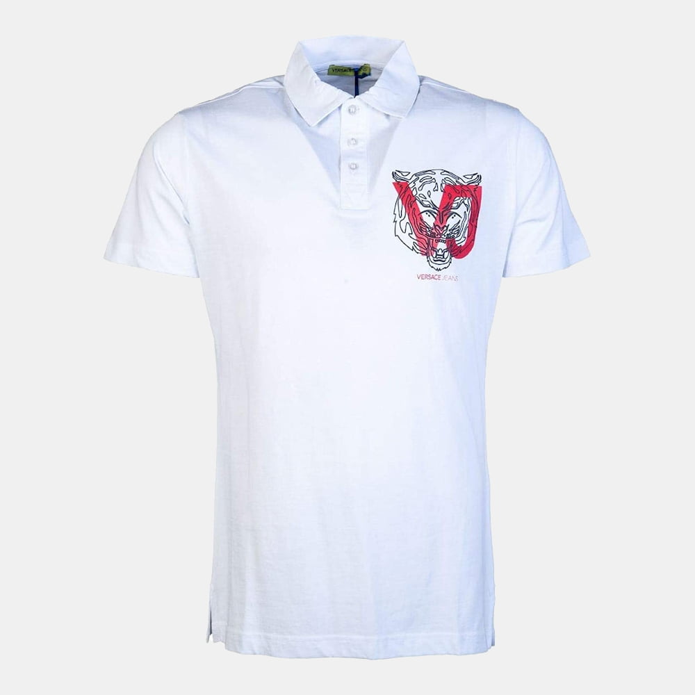 Versace Polo B3gsa7p9 White Branco Shot2