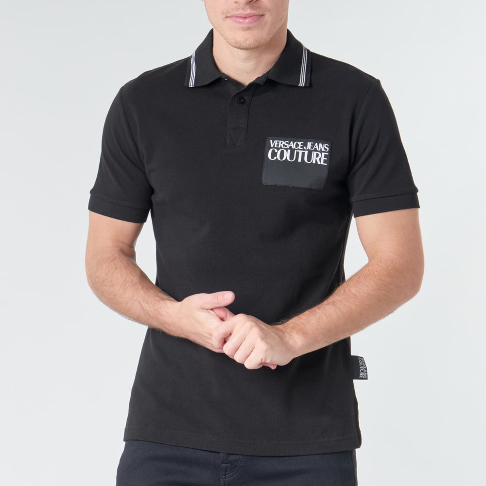 Versace Polo B3gva7p5 Black Preto Shot3