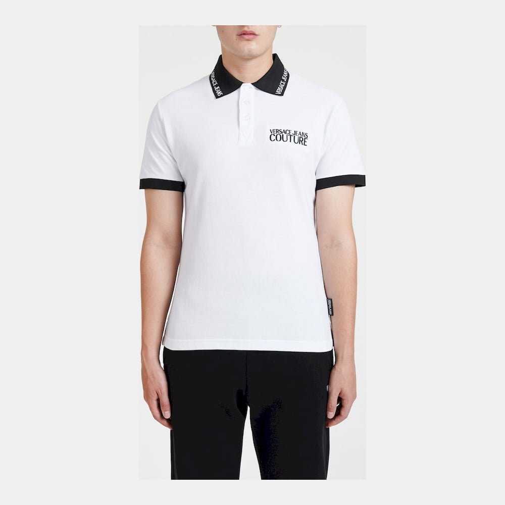 Versace Polo B3gza72t White Branco Shot4