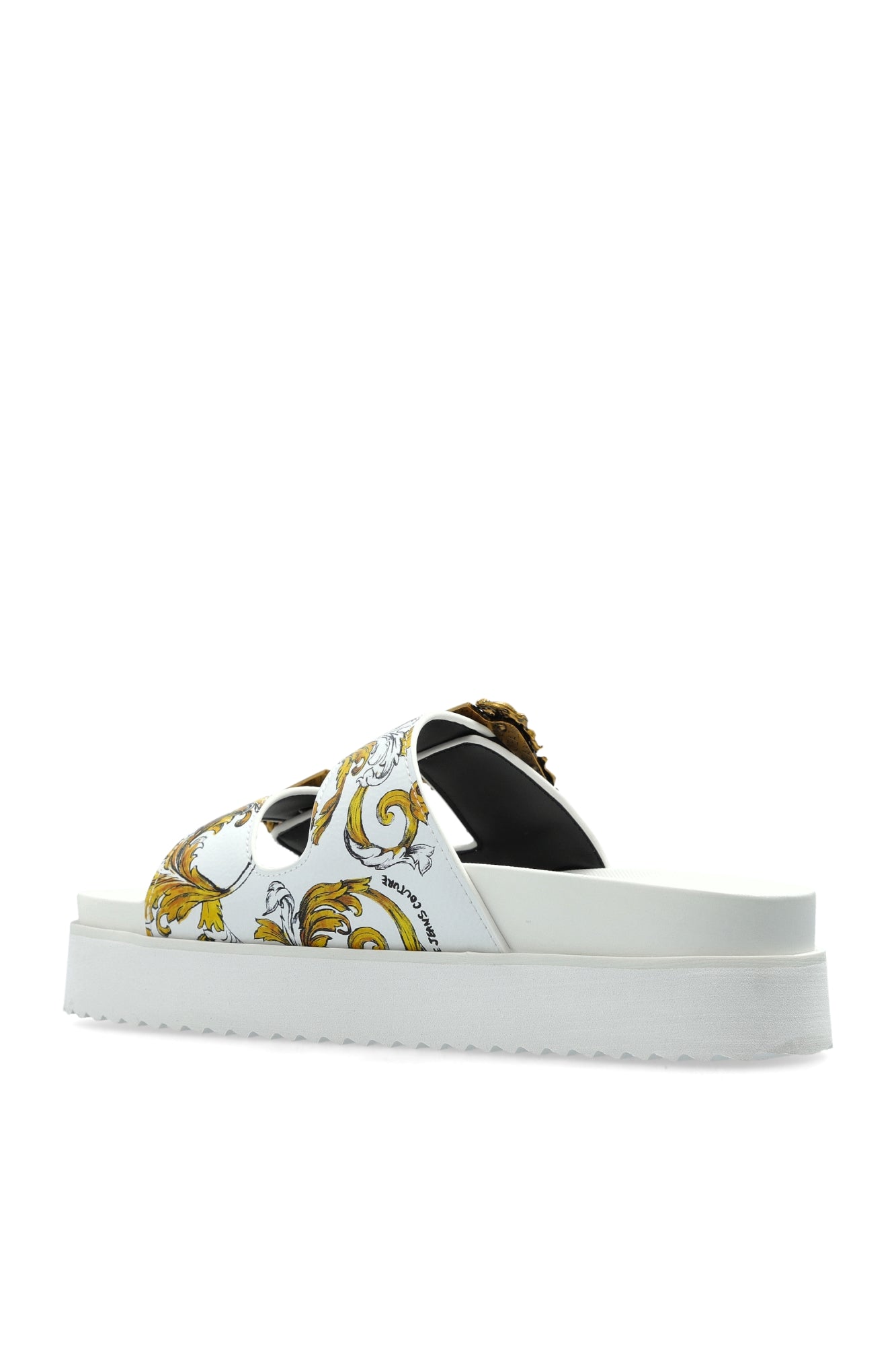 Versace Sandalias Sandals 78va3sm1 Whi Gold Branco Dourado_shot5