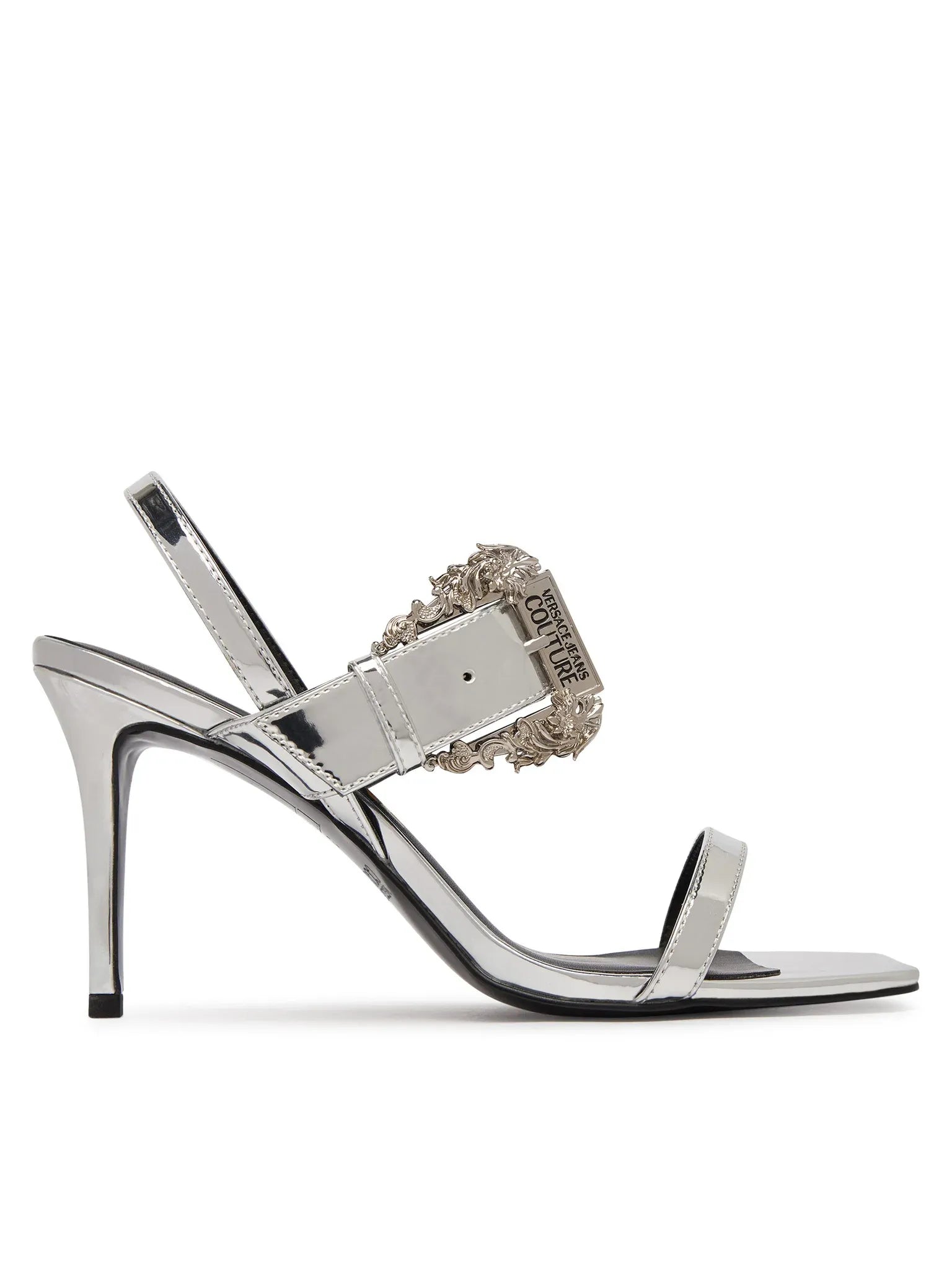 Versace Sandalias Sandals 80va3s71 Silver Prata_shot1