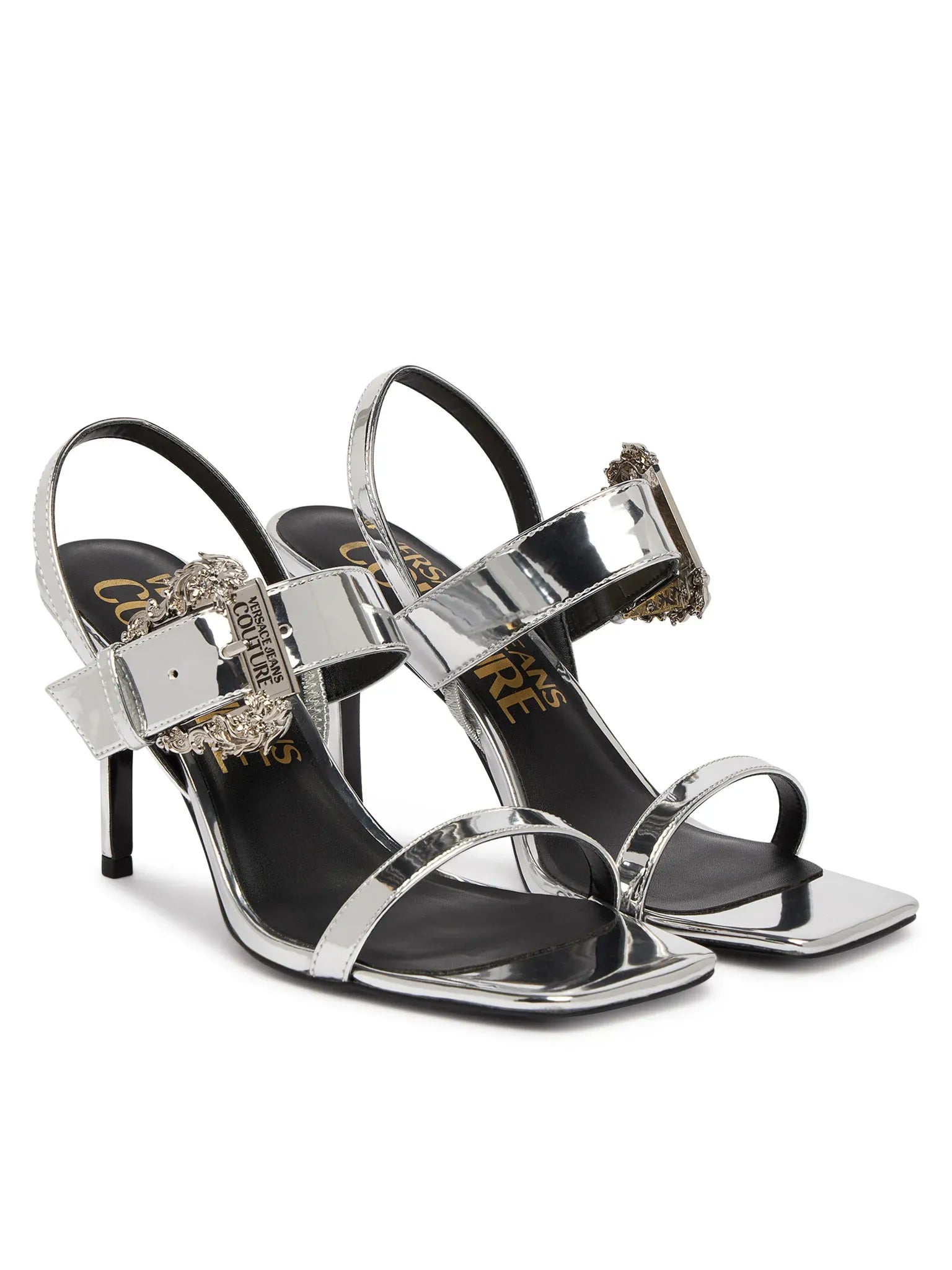 Versace Sandalias Sandals 80va3s71 Silver Prata_shot2