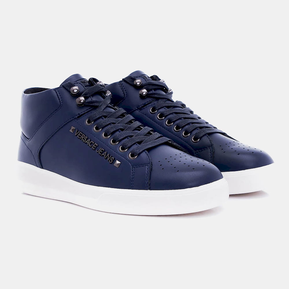 Versace Sapatilhas Bota Sneakers Boots E0yqbsh4 Blue Azul Shot2