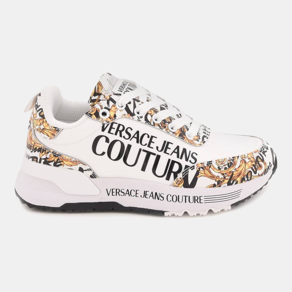 Versace Sapatilhas Sneakers Shoes 73va3sa3 Whi Gold Branco Dourado Shot2