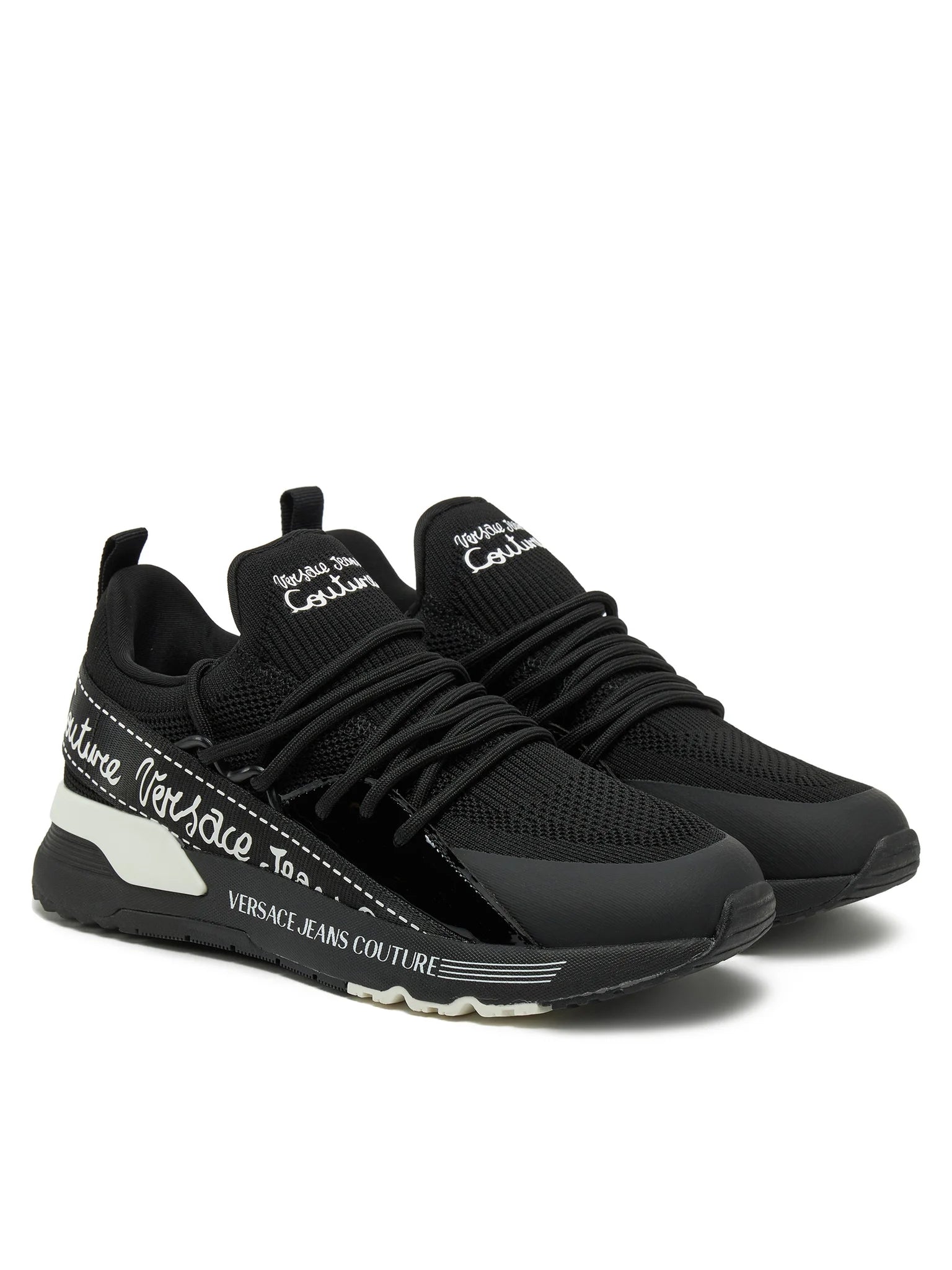 Versace Sapatilhas Sneakers Shoes 78va3sa8 Black Preto_shot3