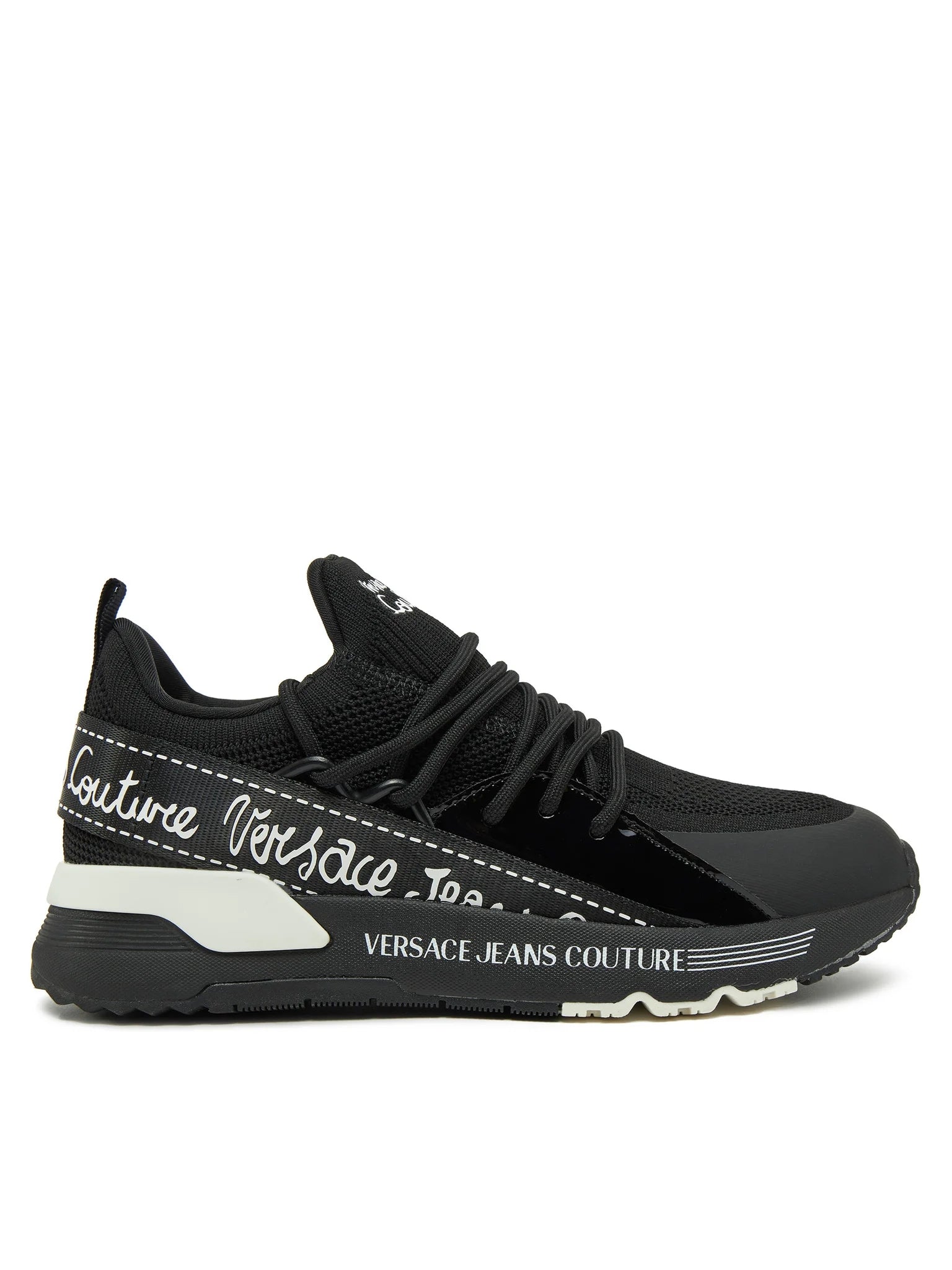 Versace Sapatilhas Sneakers Shoes 78va3sa8 Black Preto_shot5