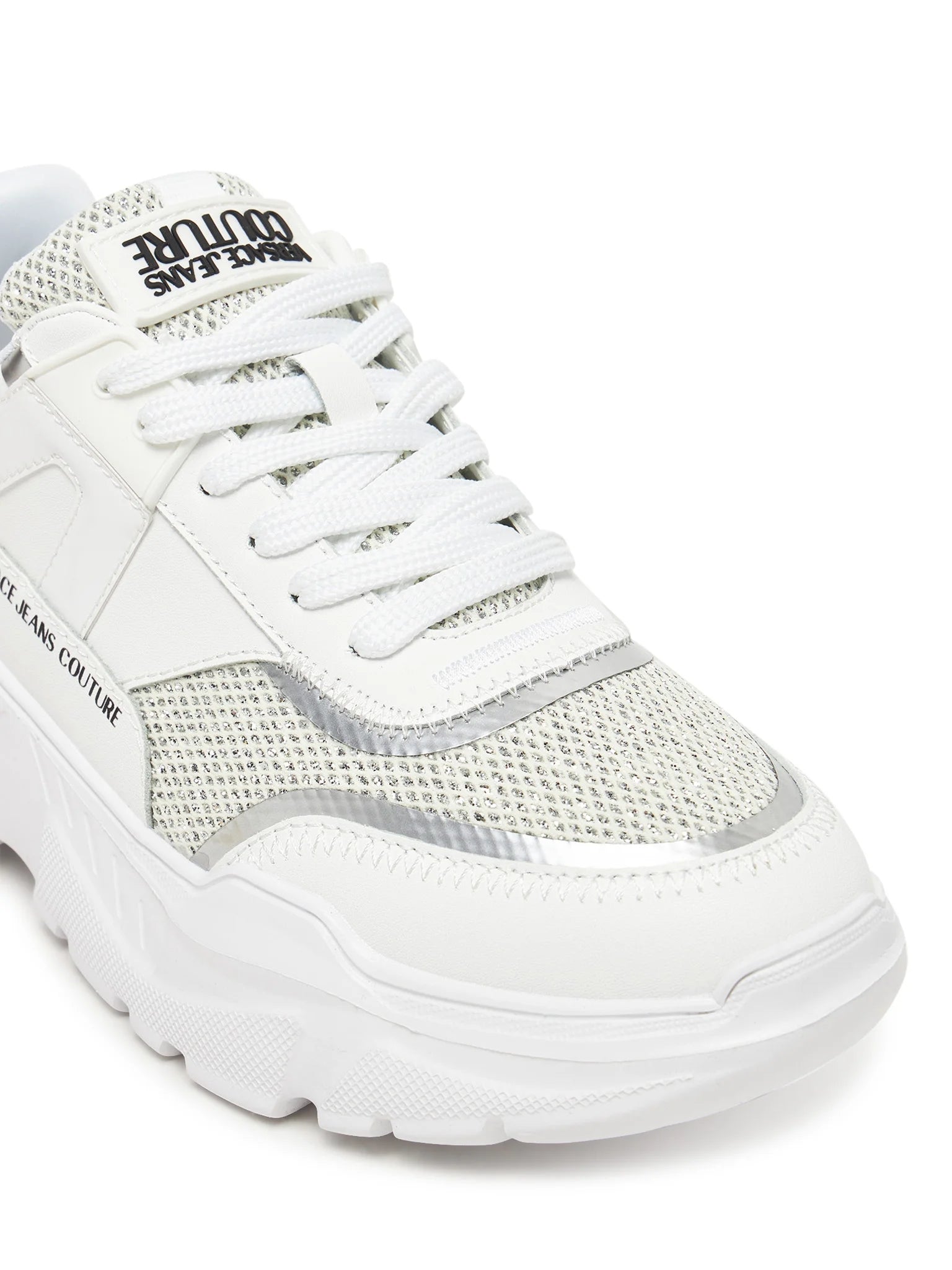 Sapatilhas Versace Branco E Prateado
