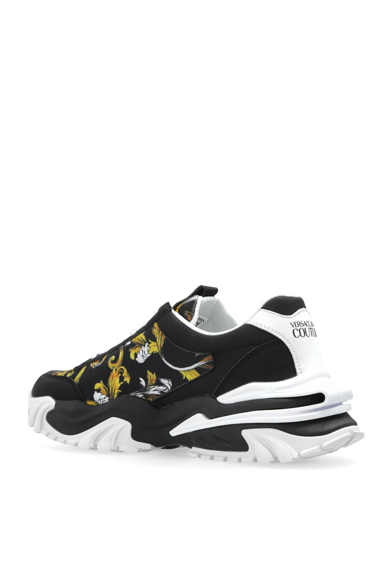 Versace Sapatilhas Sneakers Shoes 78ya3si5 Blk Gold Preto Ouro_shot4