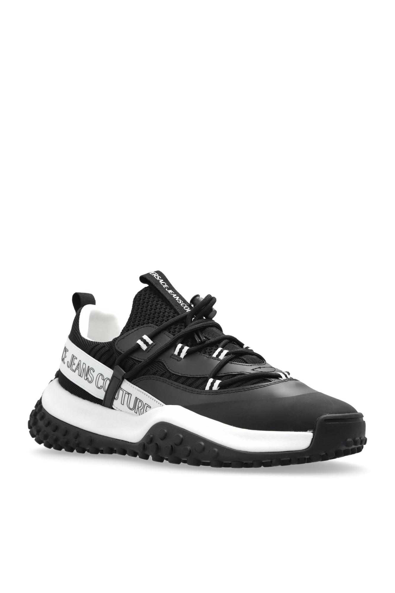 Versace Sapatilhas Sneakers Shoes 78ya3sn2 Black Preto_shot4