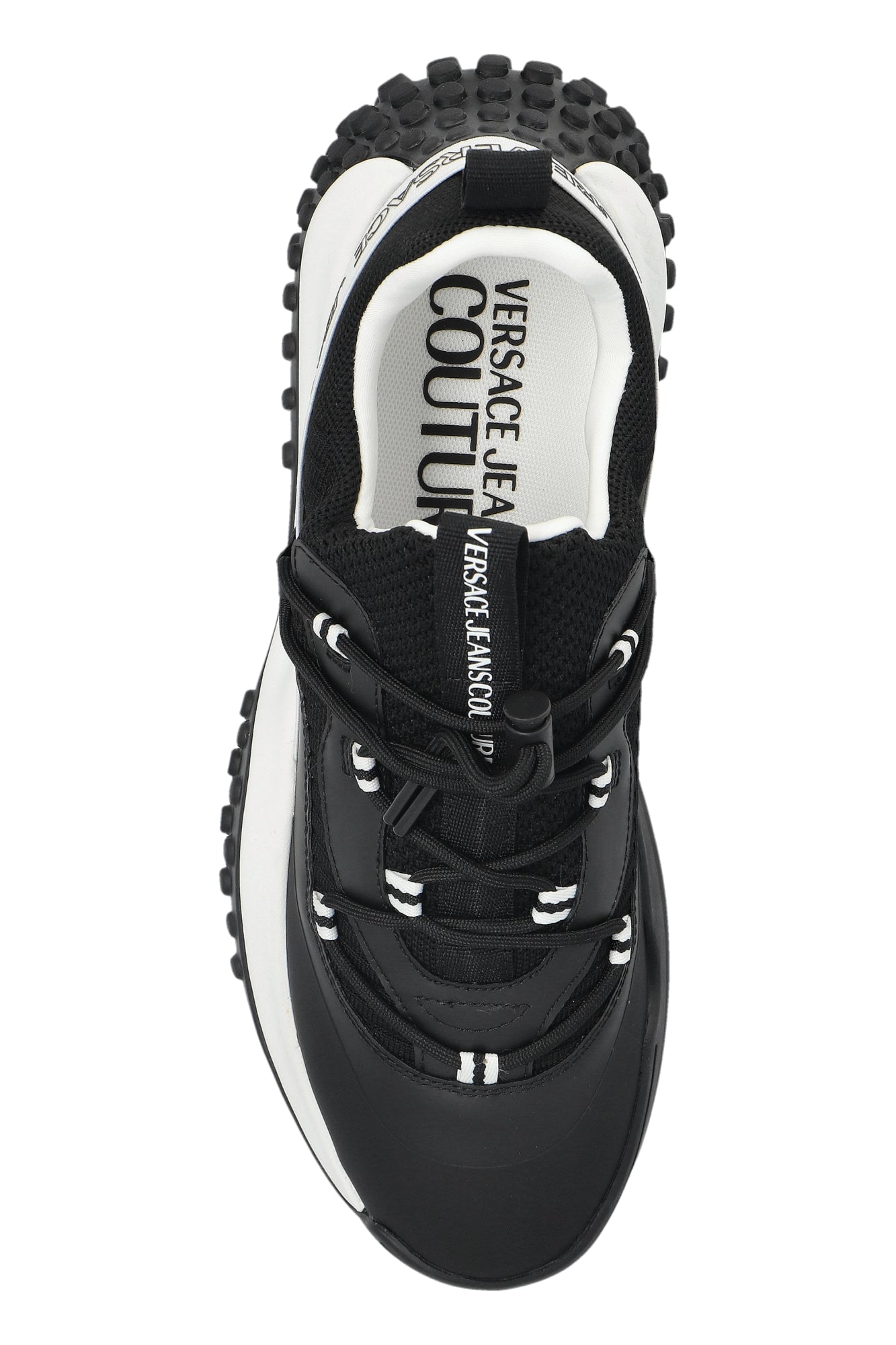 Versace Sapatilhas Sneakers Shoes 78ya3sn2 Black Preto_shot6