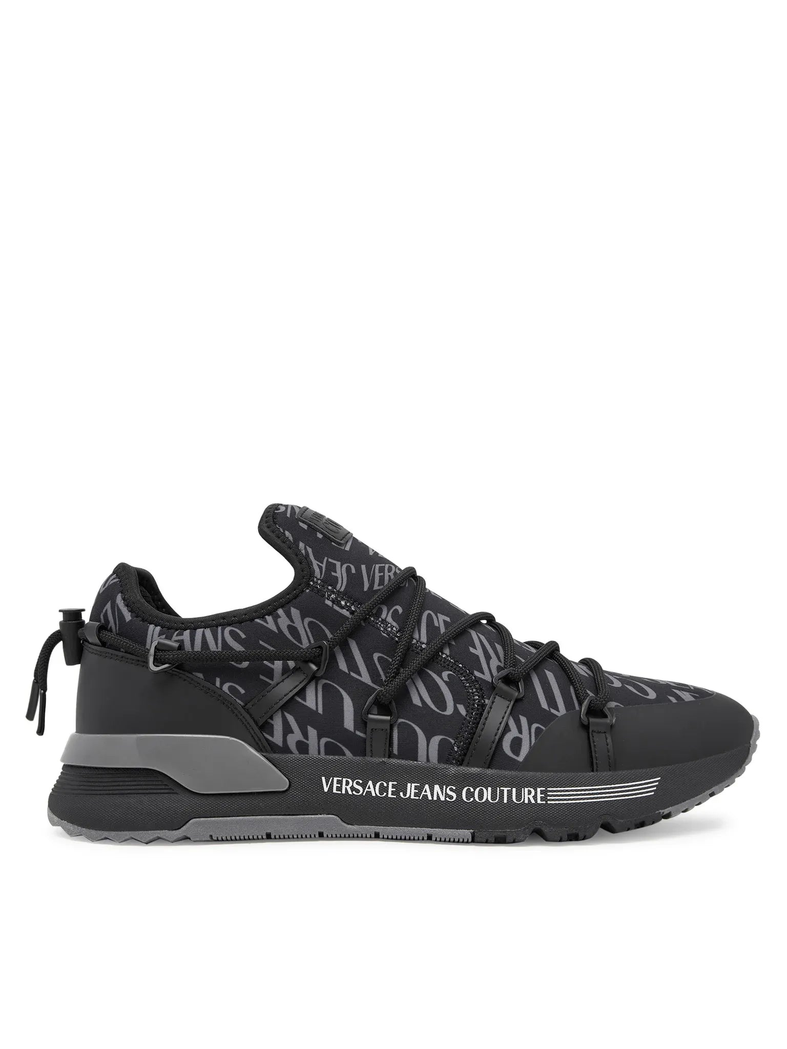 Versace Sapatilhas Sneakers Shoes 79ya3sa6 Blk Gry Preto Cinza_shot1