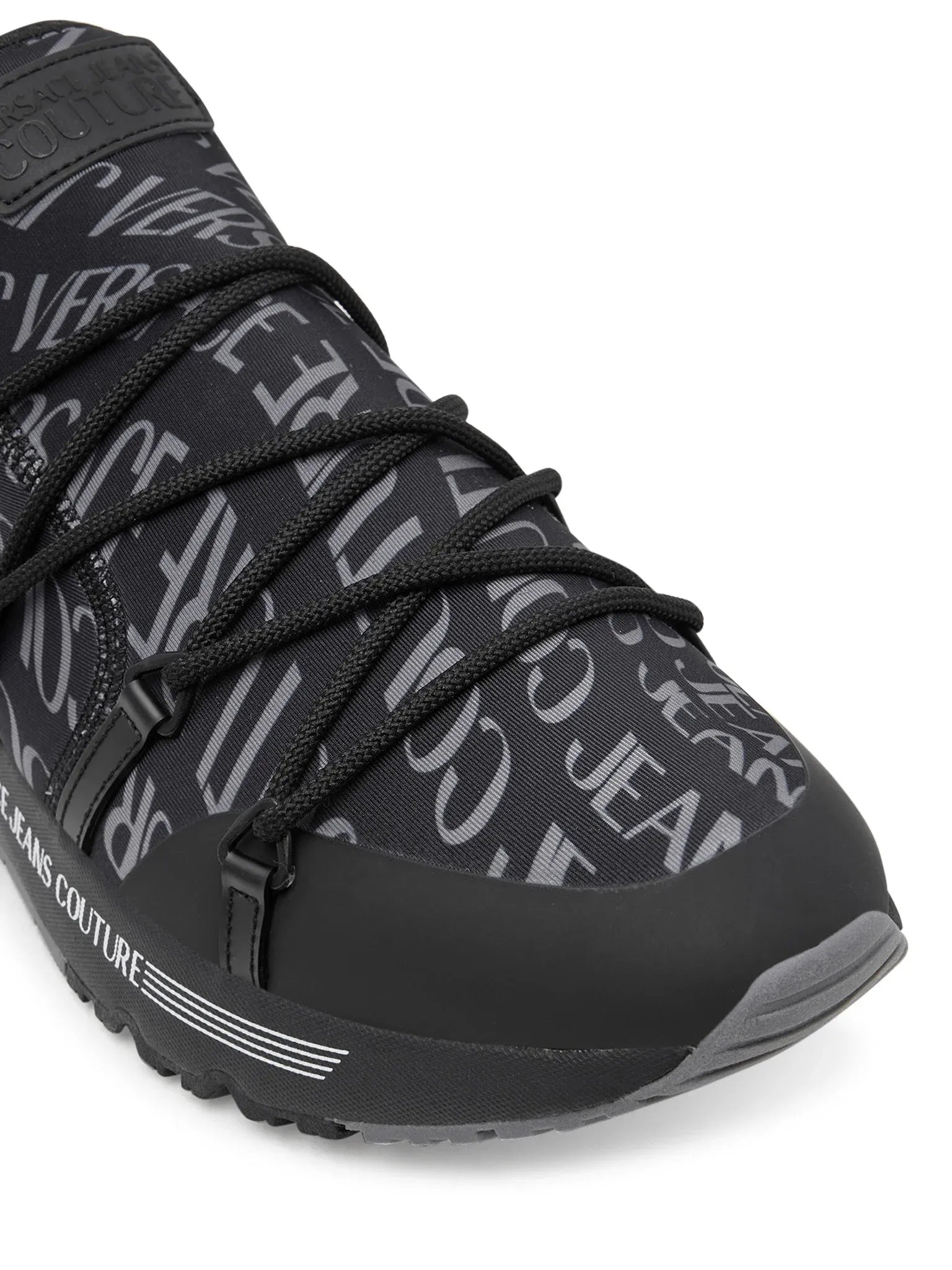 Versace Sapatilhas Sneakers Shoes 79ya3sa6 Blk Gry Preto Cinza_shot6