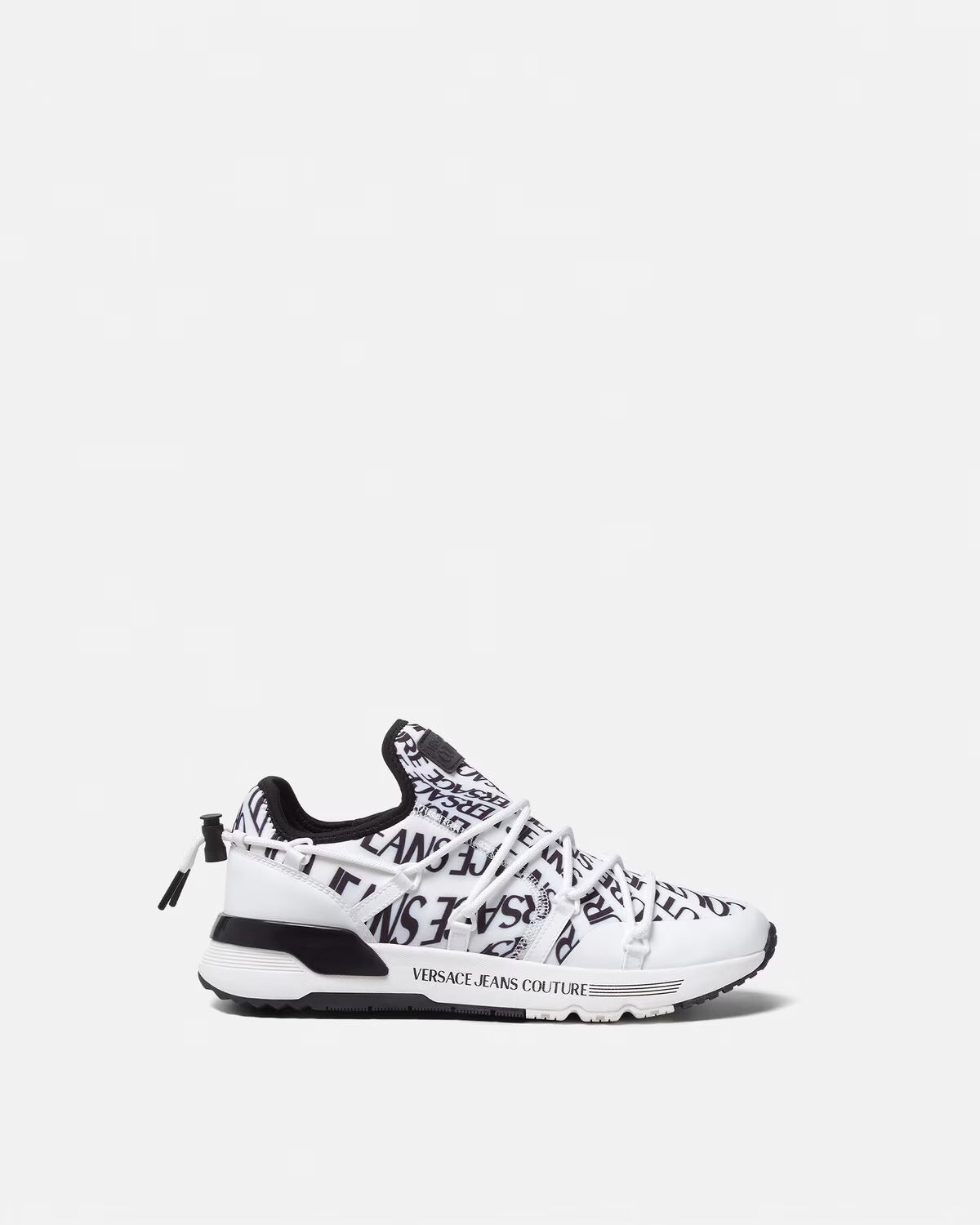 Versace Sapatilhas Sneakers Shoes 79ya3sa6 Whi Black Branco Preto_shot2