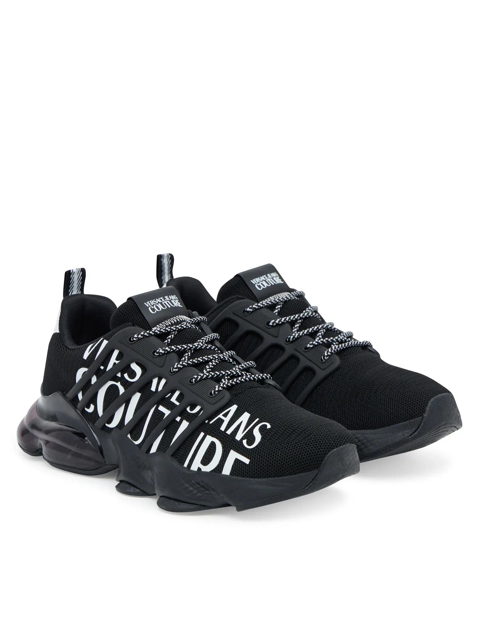Versace Sapatilhas Sneakers Shoes 79ya3su1 Black Preto_shot1