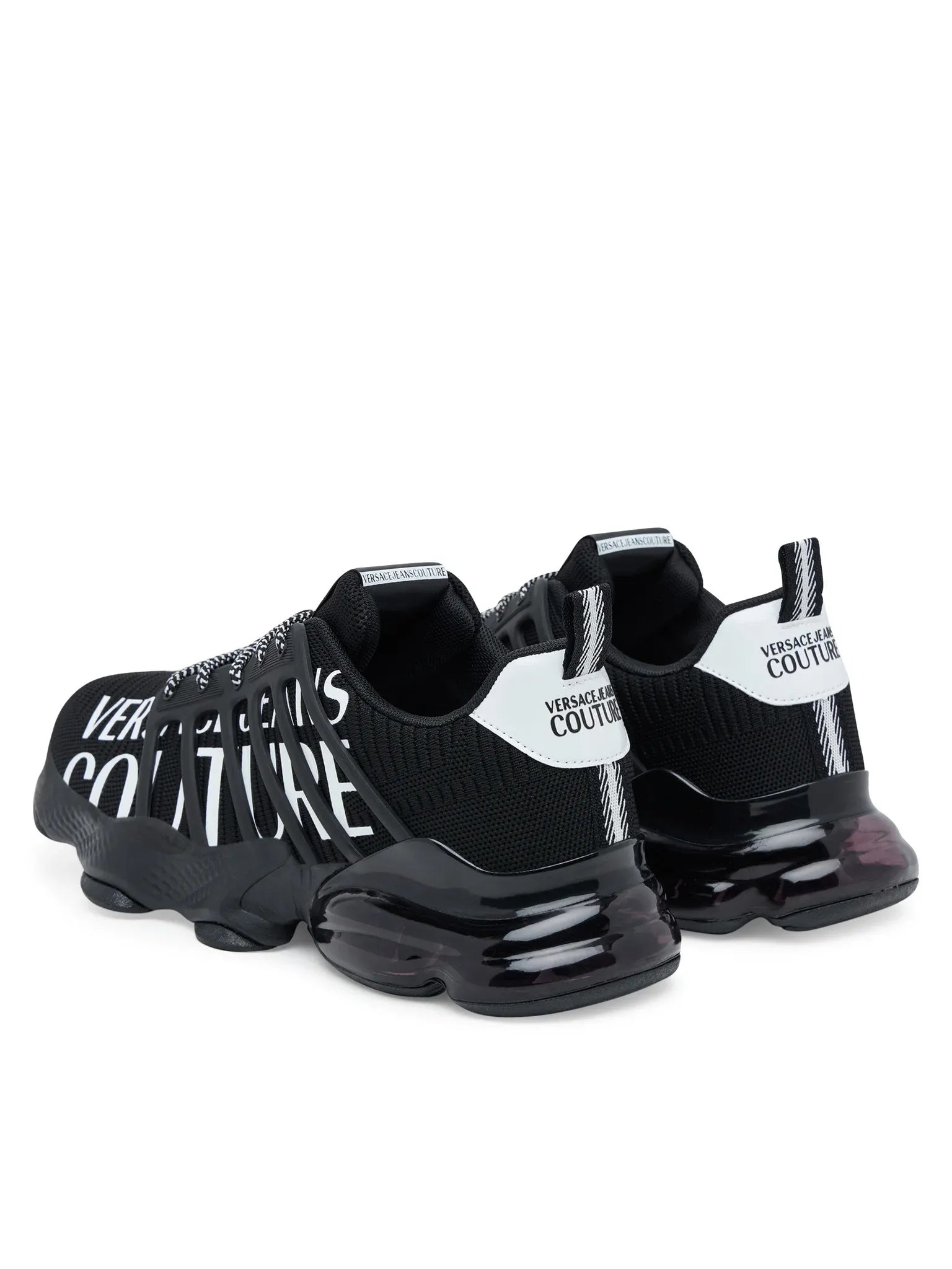 Versace Sapatilhas Sneakers Shoes 79ya3su1 Black Preto_shot3