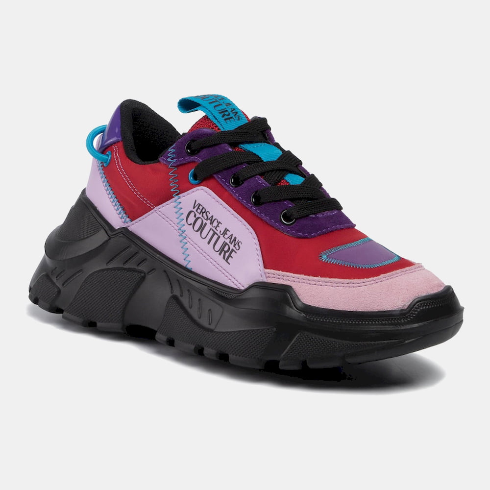 Versace Sapatilhas Sneakers Shoes E0vubsc1 Black Pink Preto Rosa Shot2