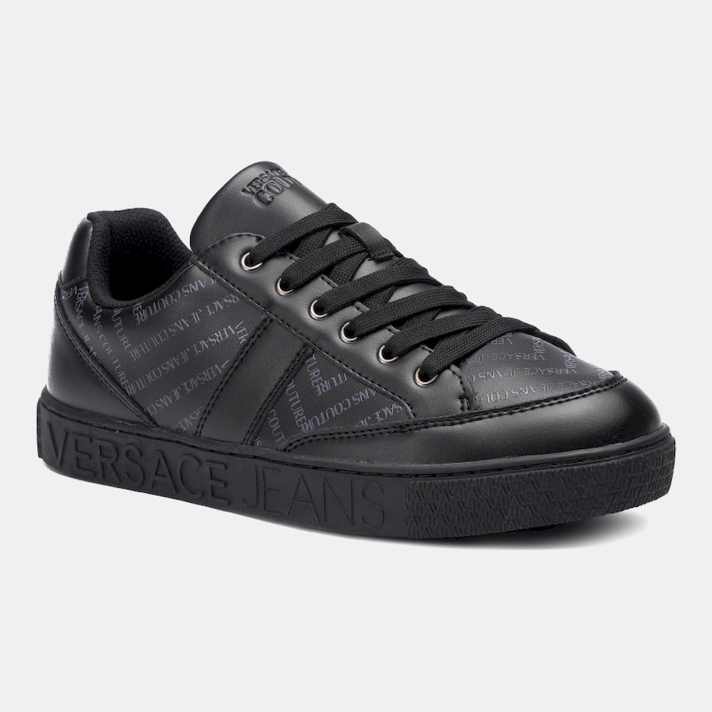 Versace Sapatilhas Sneakers Shoes E0yubsf6 Blk Gry Preto Cinza Shot2