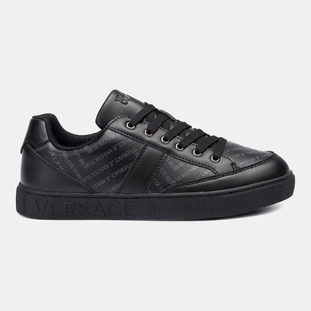 Versace Sapatilhas Sneakers Shoes E0yubsf6 Blk Gry Preto Cinza Shot4