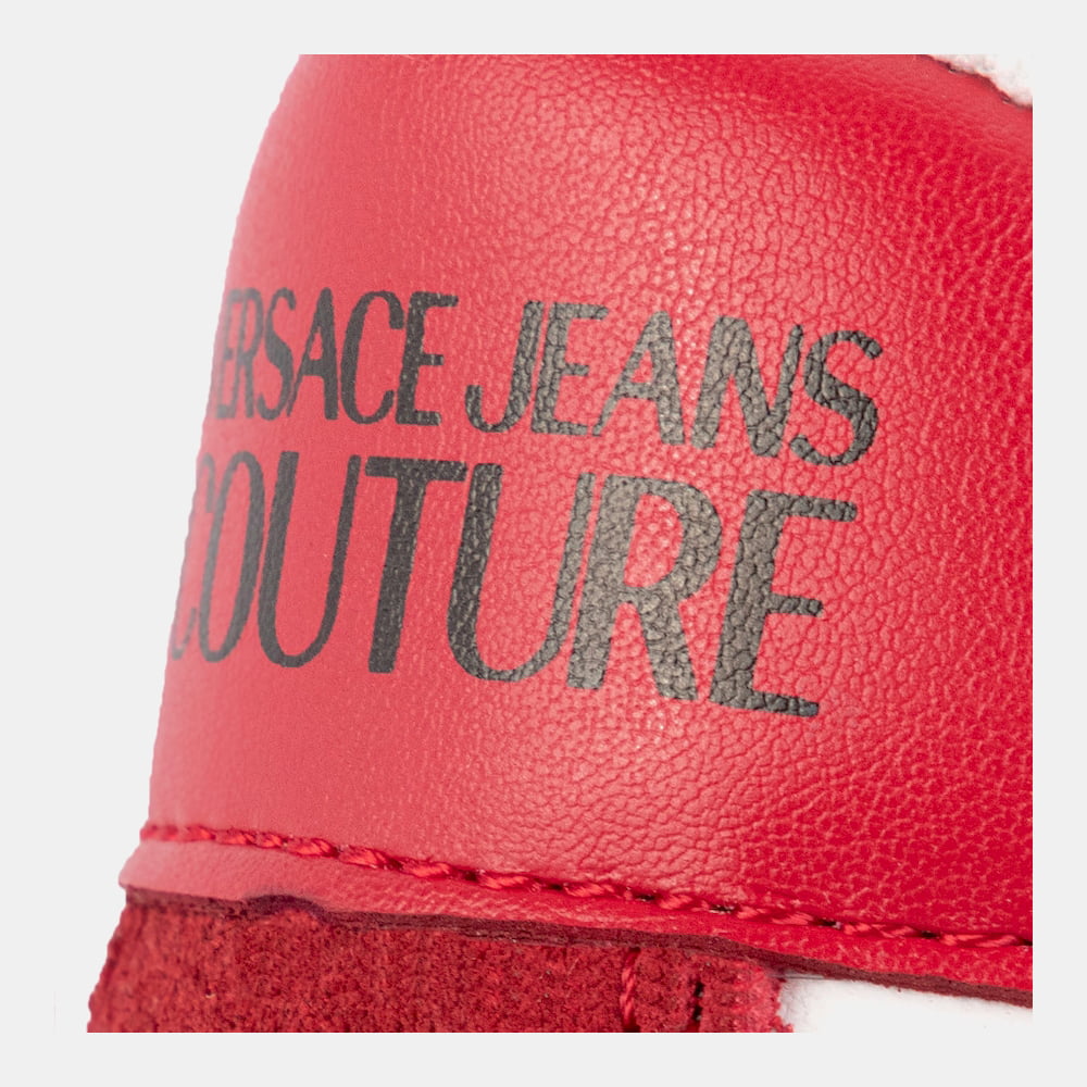Versace Sapatilhas Sneakers Shoes E0yubsn1 Black Red Preto Vermelho Shot10