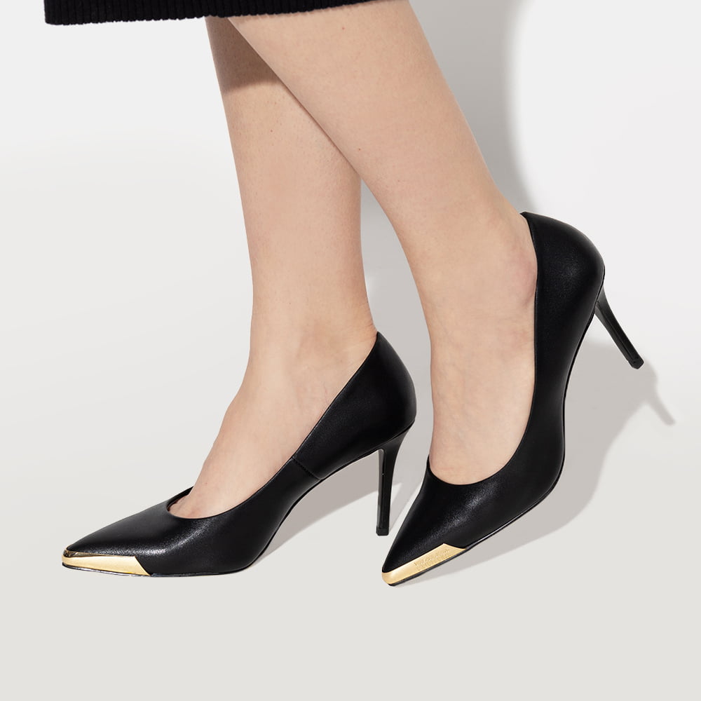 Versace Sapatos Shoes 73va3s50 Blk Gold Preto Ouro Shot4
