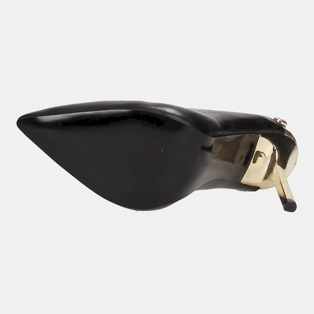 Versace Sapatos Shoes E0vobs01 Silver Blk Preatedo Preto Shot2