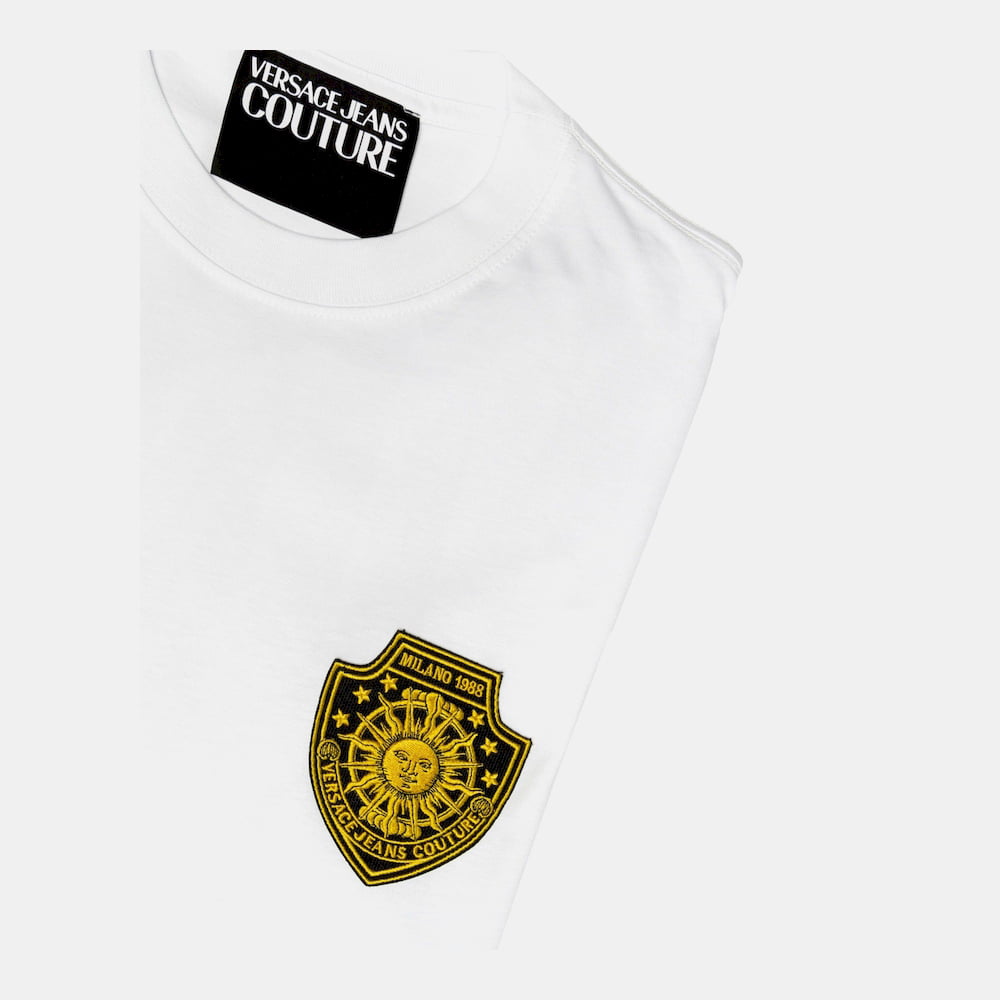 Versace T Shirt 72gah6s7 White Branco Shot2