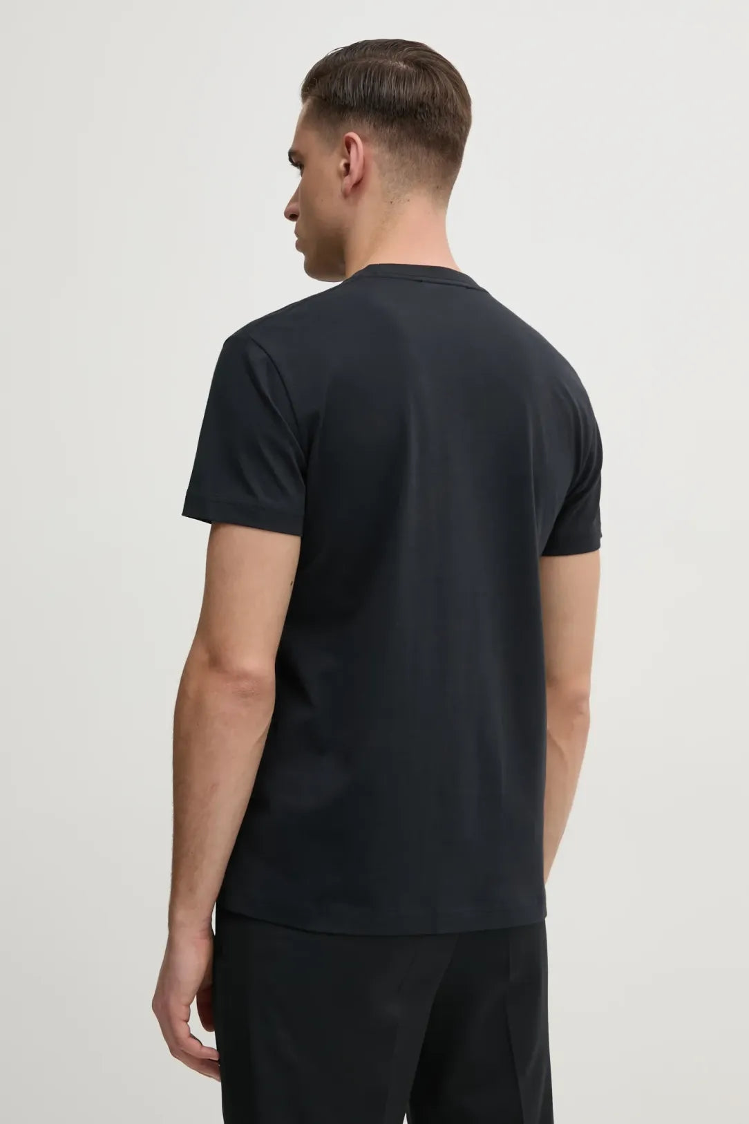 Versace T Shirt 78gah6sb Blk Gold Preto Ouro_shot3