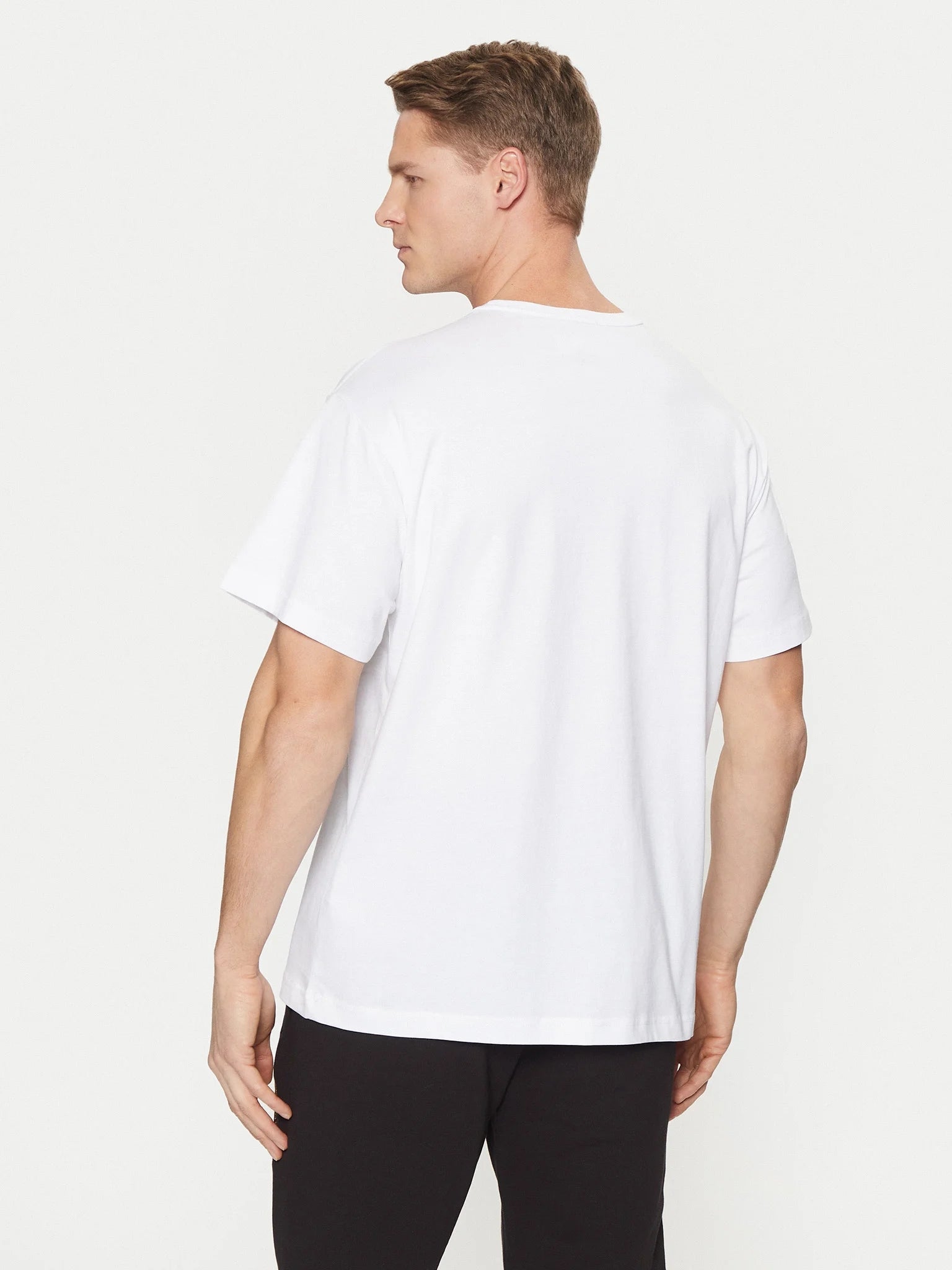 Versace T Shirt 78gahc01 Whi Gold Branco Dourado_shot2