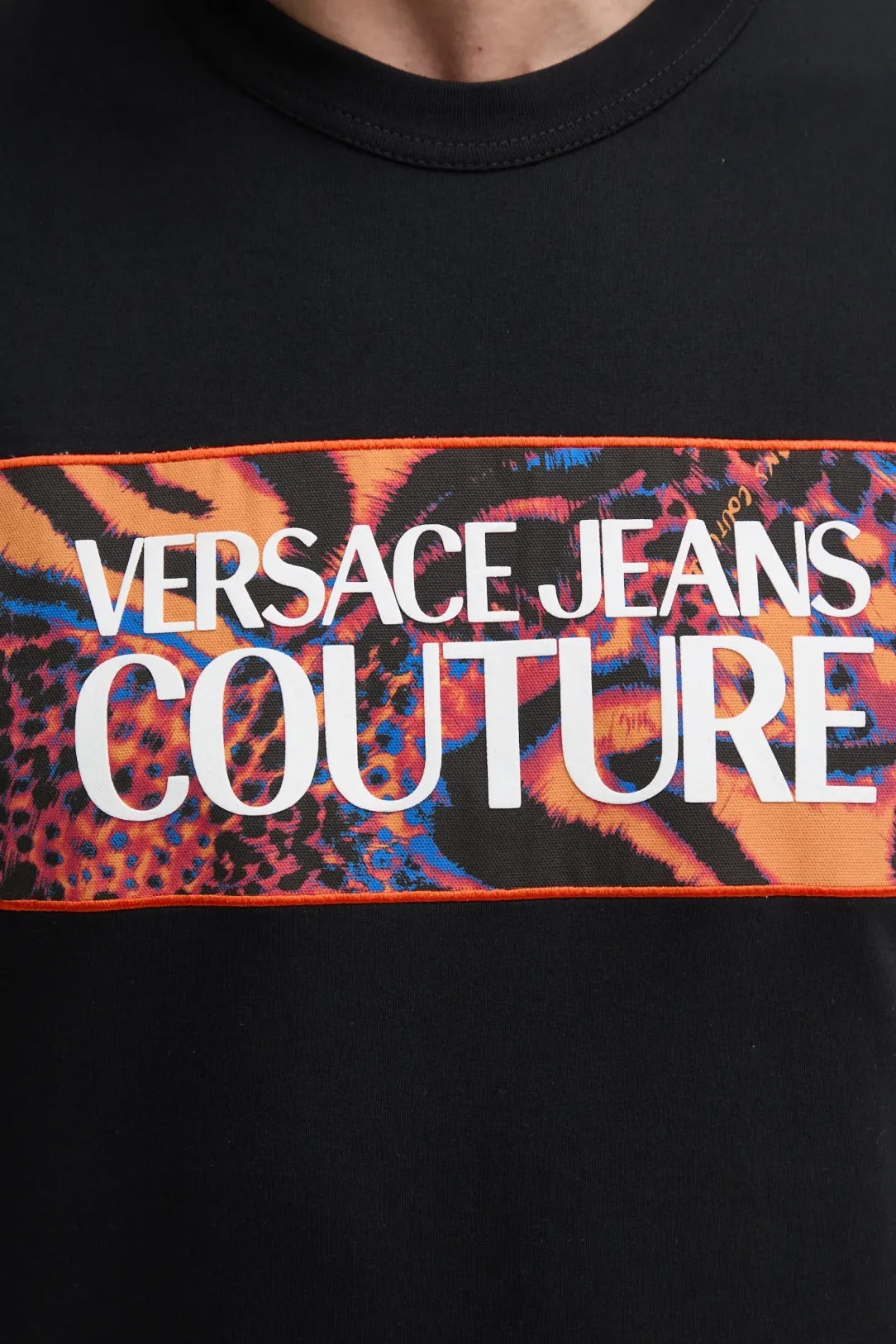 Versace T Shirt 78gahe04 Black Preto_shot3