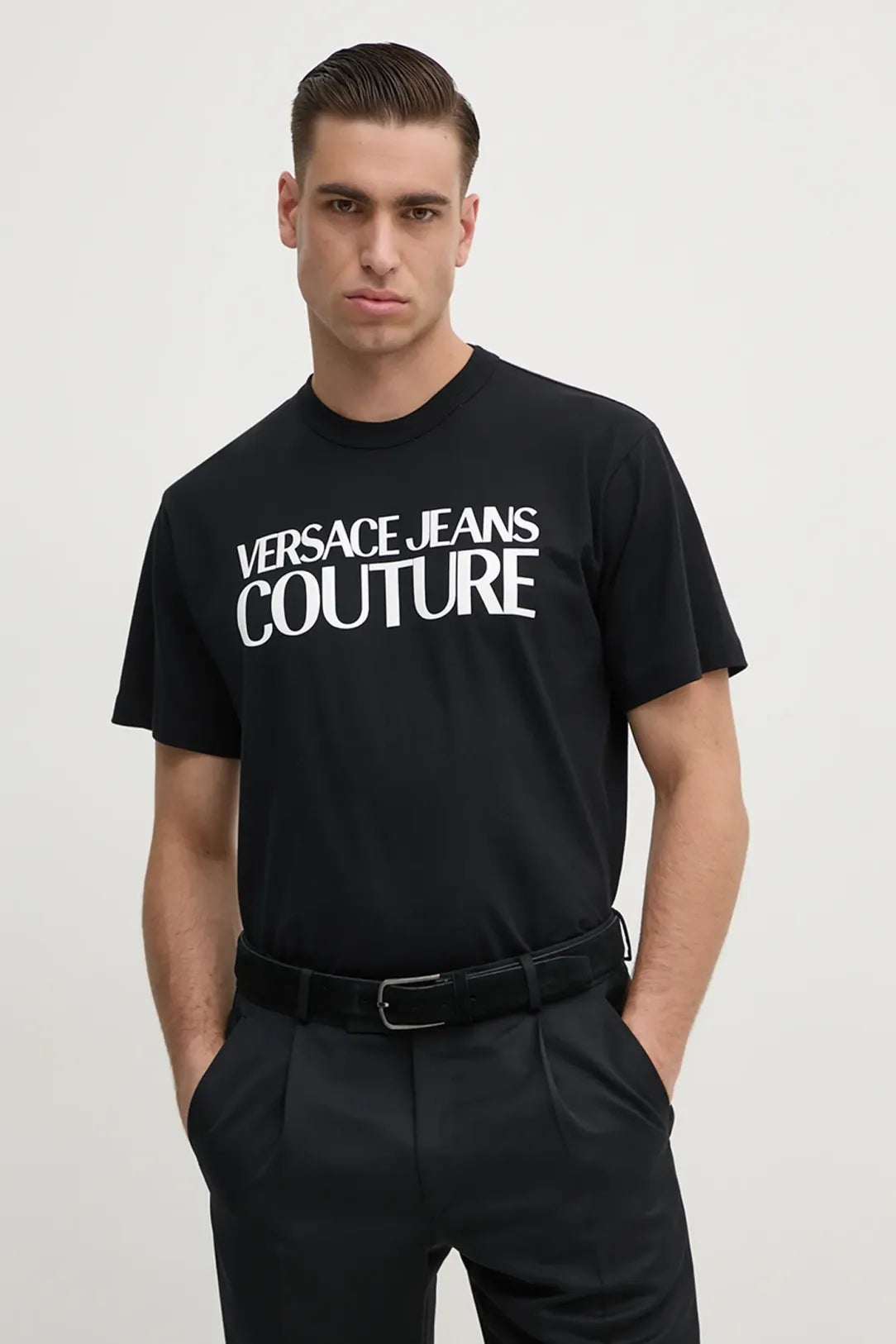 Versace T Shirt 78gahe05 Black Preto_shot1