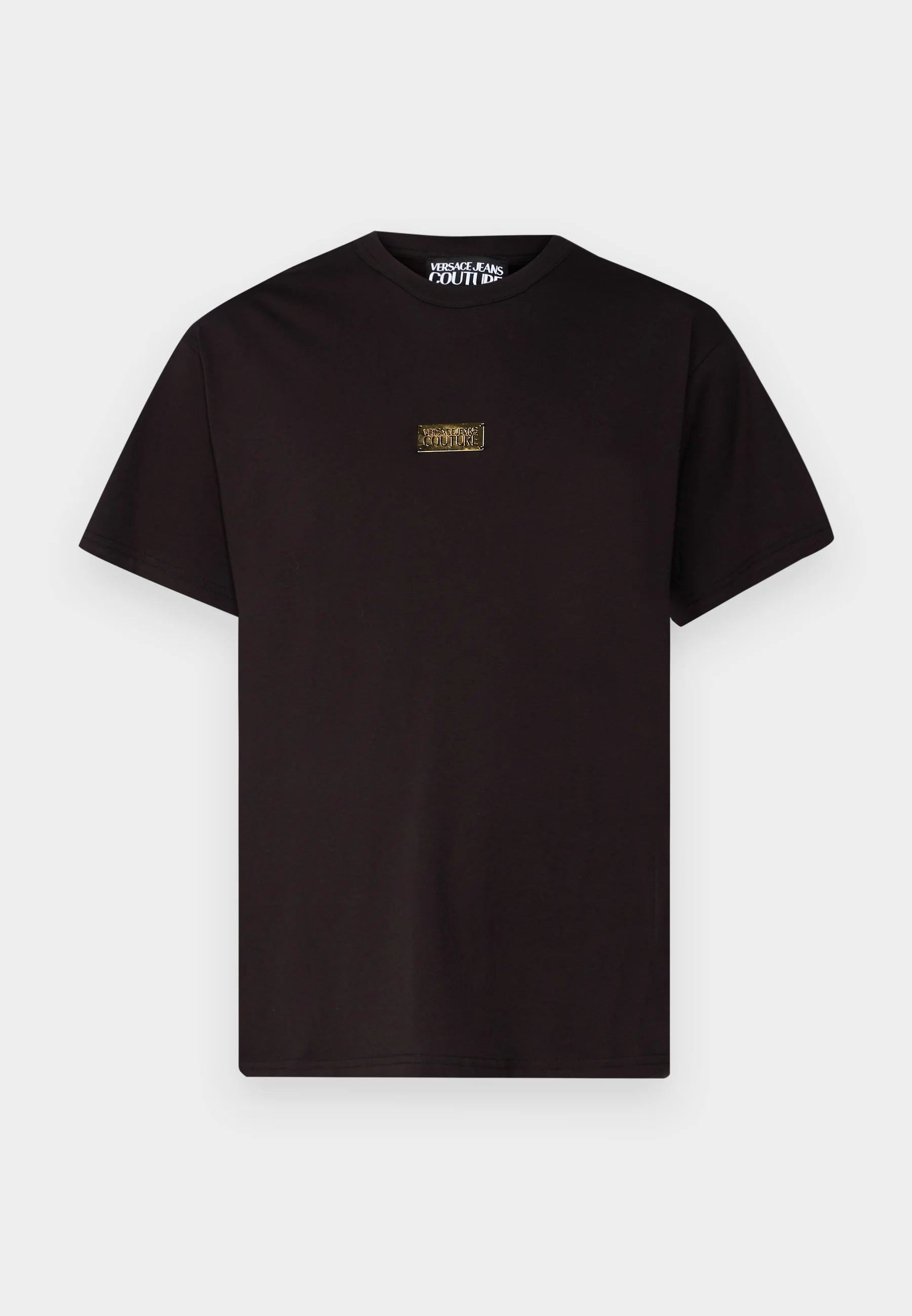 Versace T Shirt 78gaht08 Blk Gold Preto Ouro_shot4