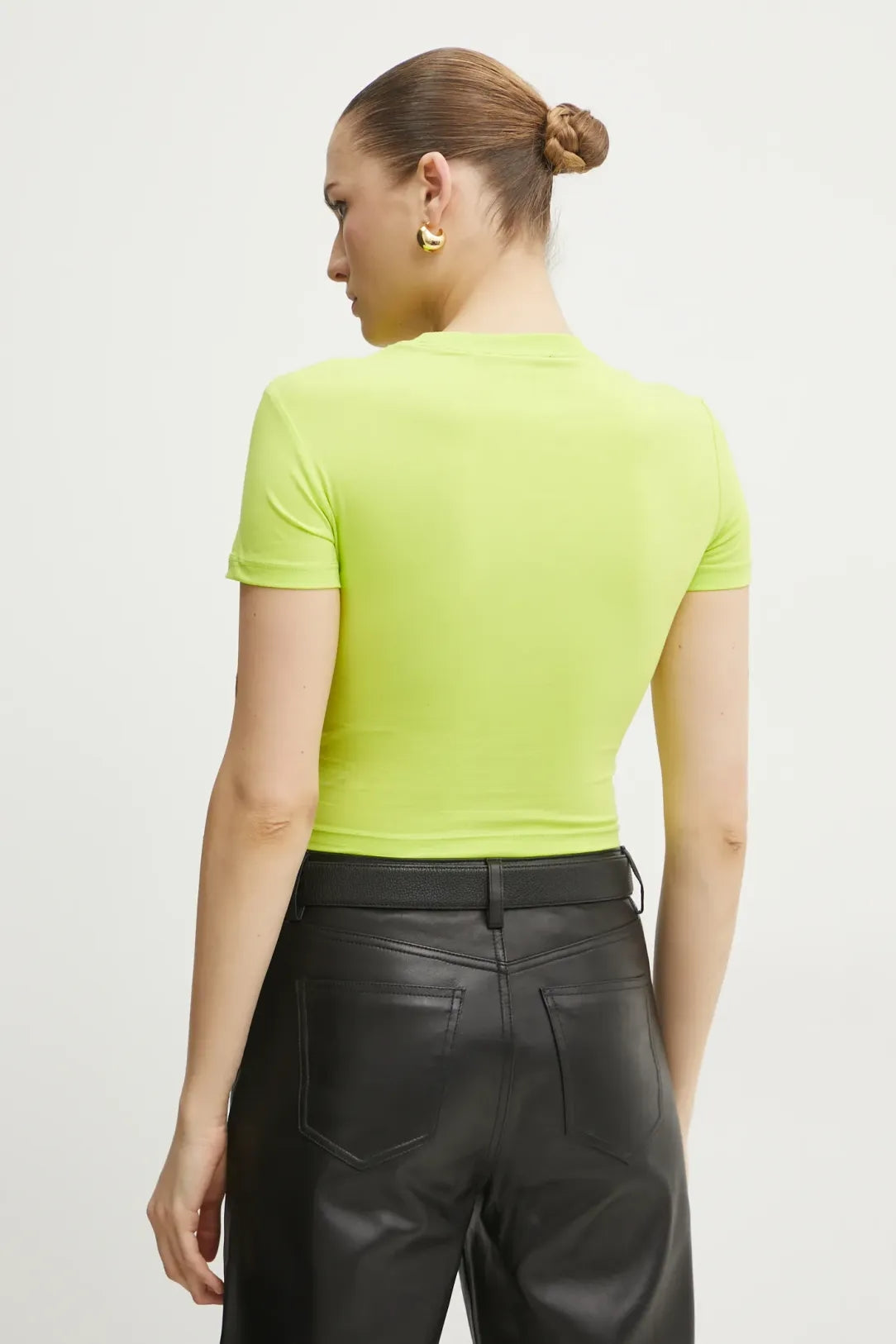 Versace T Shirt 78hahc05 Lime Lima_shot3