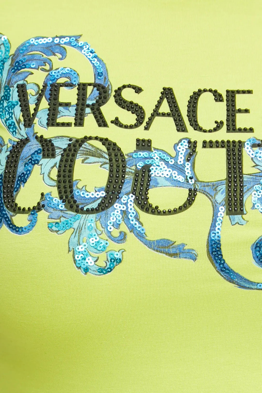 Versace T Shirt 78hahc05 Lime Lima_shot5