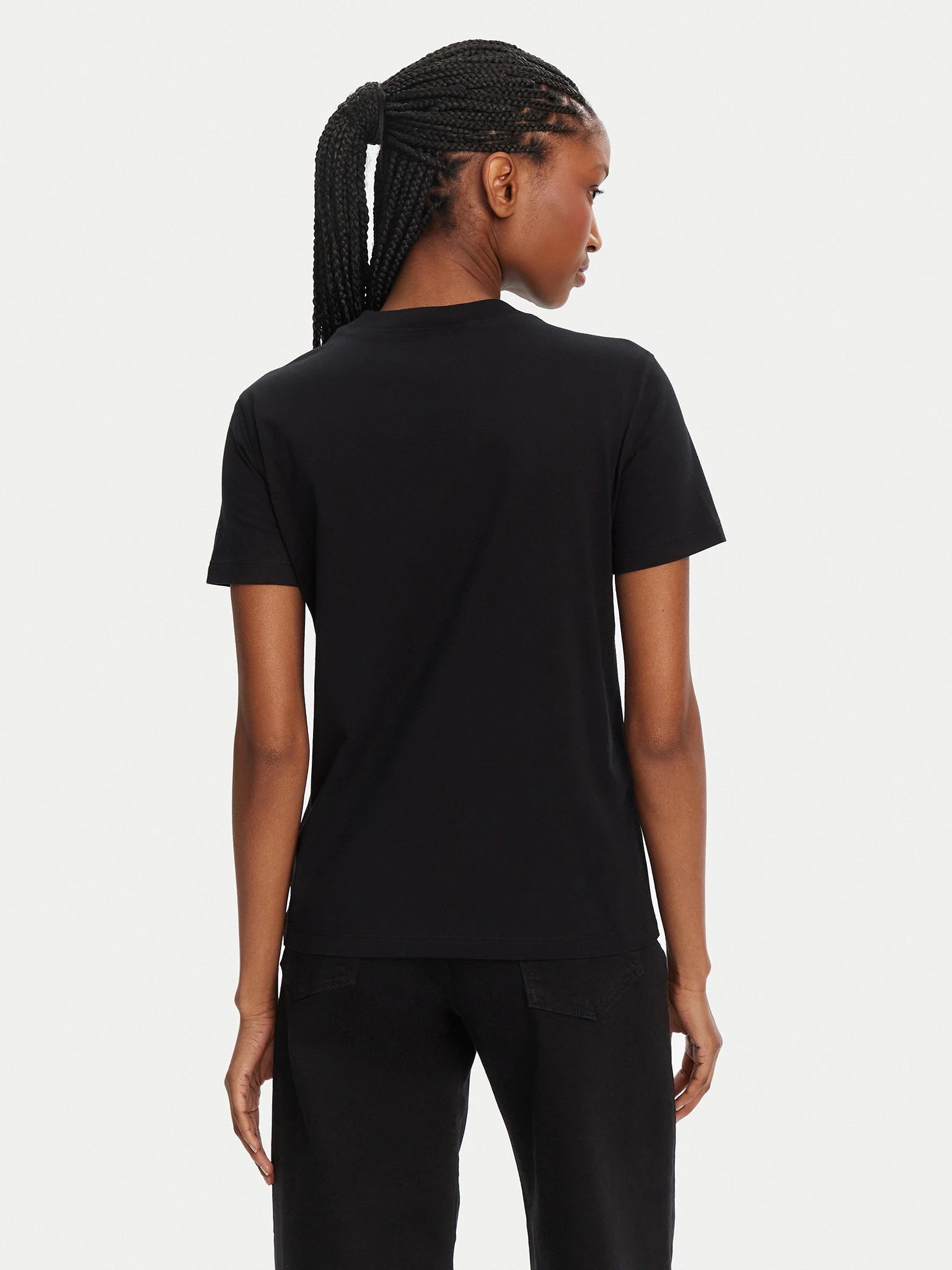 Versace T Shirt 78hahe02 Blk Gold Preto Ouro_shot5