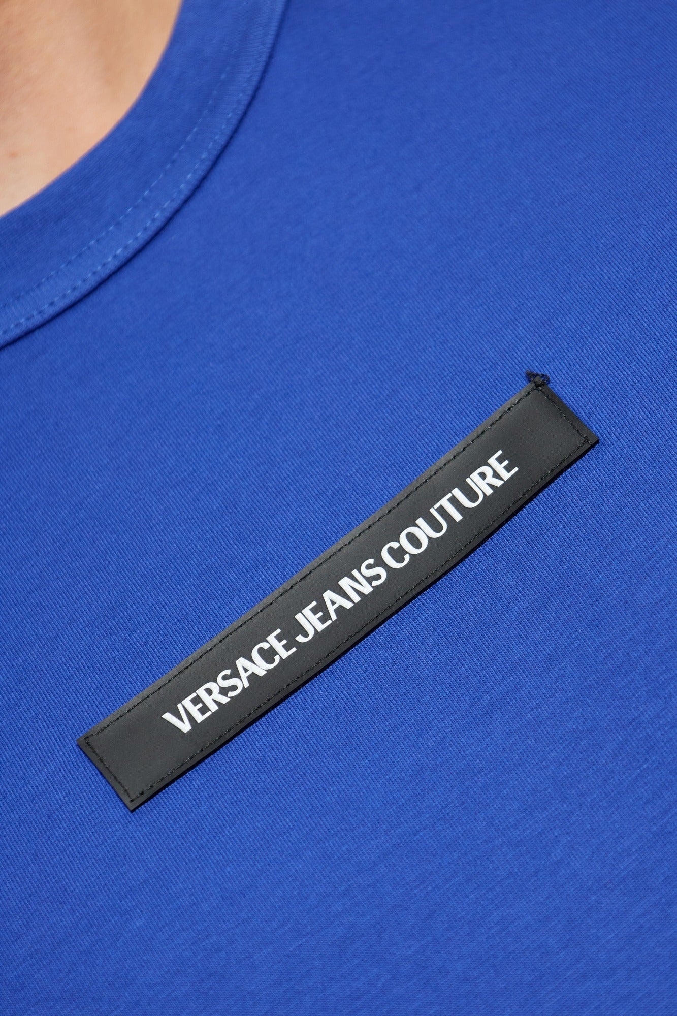 Versace T Shirt 79gaht02 Blue Azul_shot5
