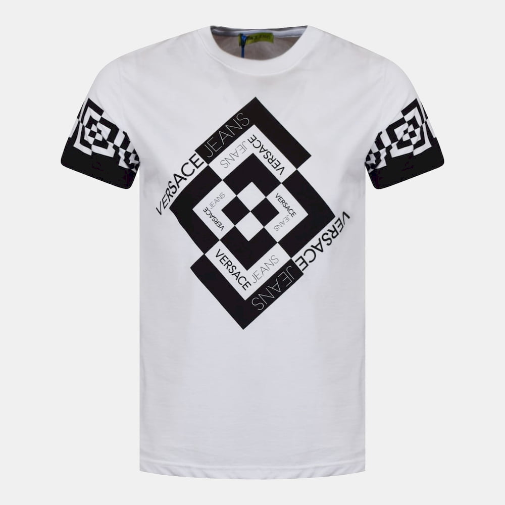 Versace T Shirt B3gqa730 White Branco Shot2