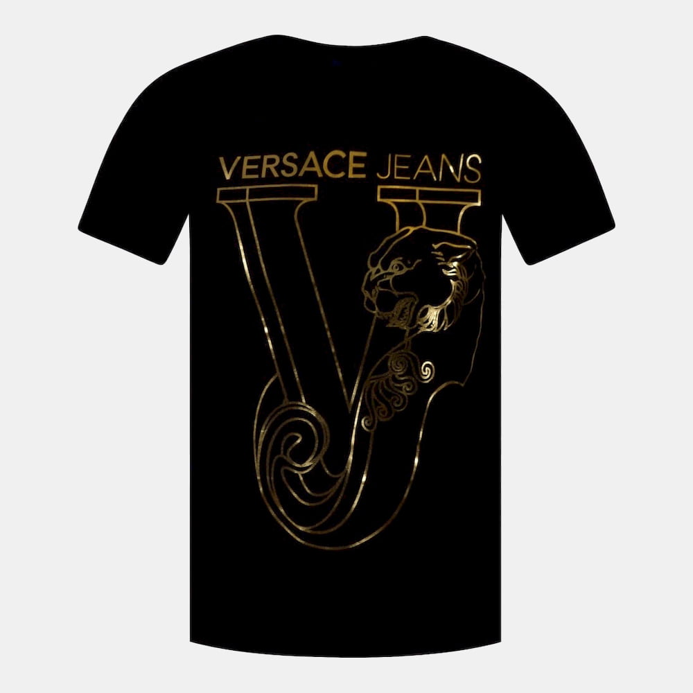 Versace T Shirt B3gqb7tc Black Preto Shot2